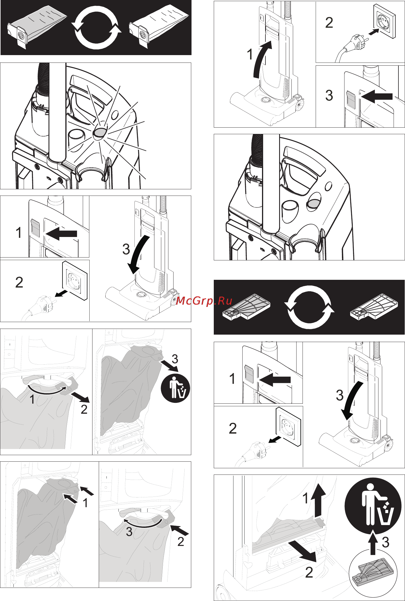 Karcher CV 30/1 Инструкция по эксплуатации онлайн [7/124] 65694