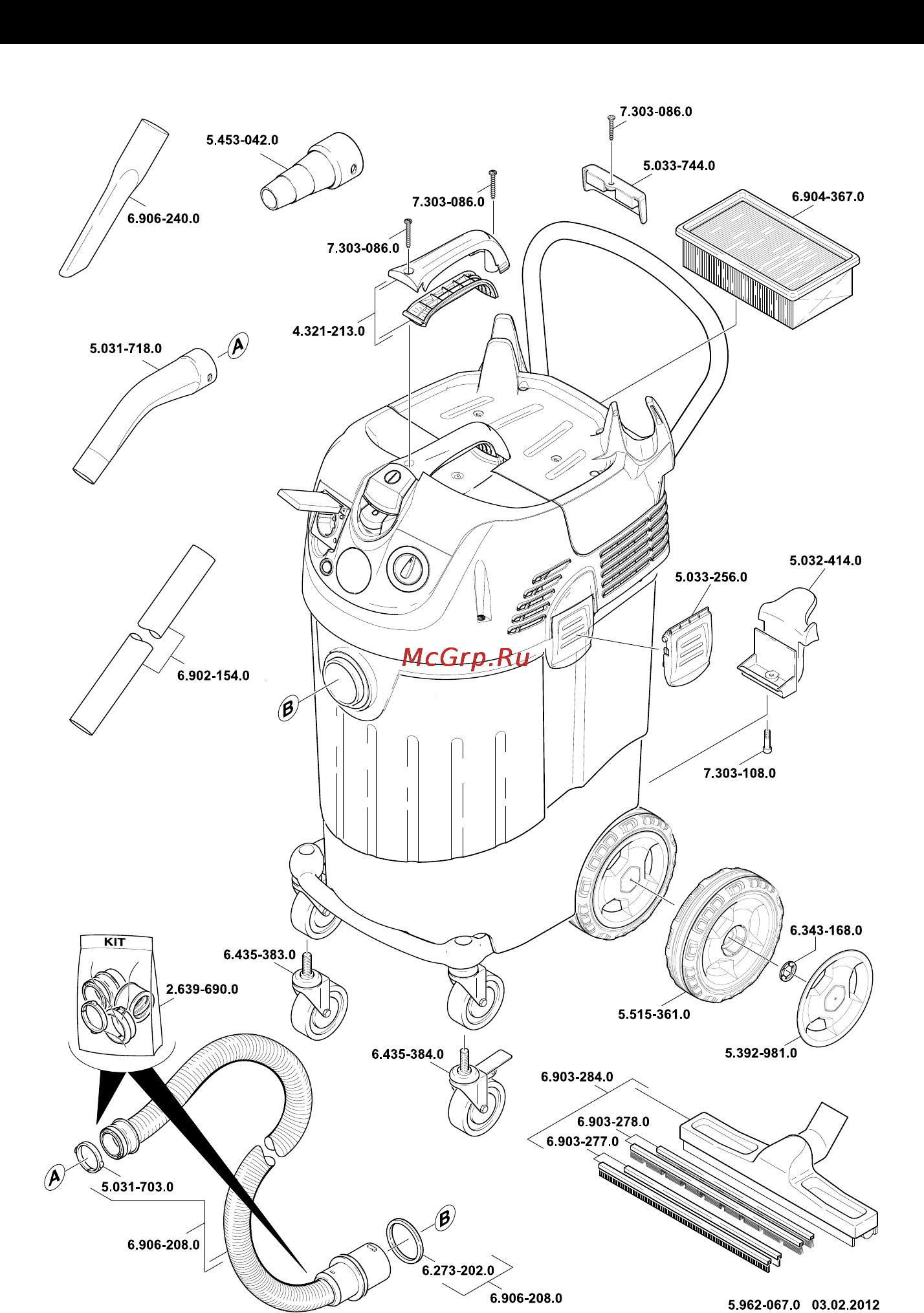 Karcher NT 55/1 Tact Te Инструкция по эксплуатации онлайн [184/188] 1370