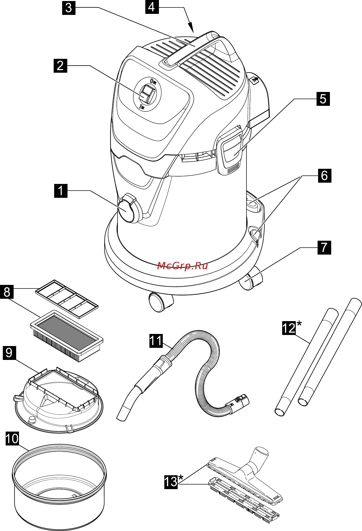 Karcher AD 3.000 Инструкция по эксплуатации онлайн [2/178] 65713