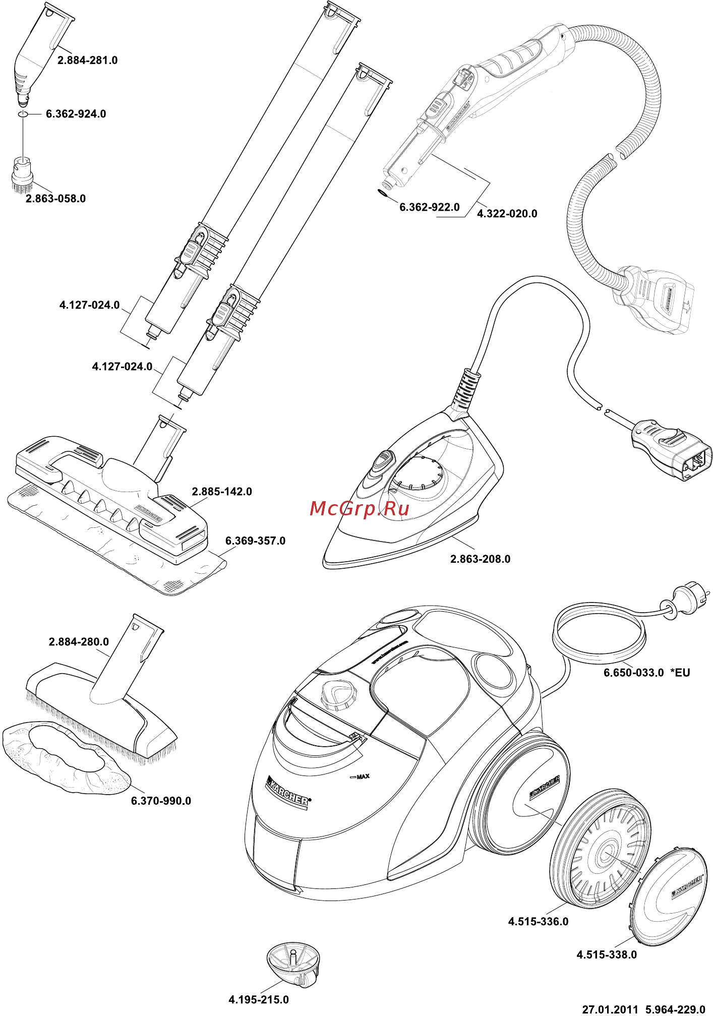 Karcher SC 5.800 CB Инструкция по эксплуатации онлайн [305/306] 65719