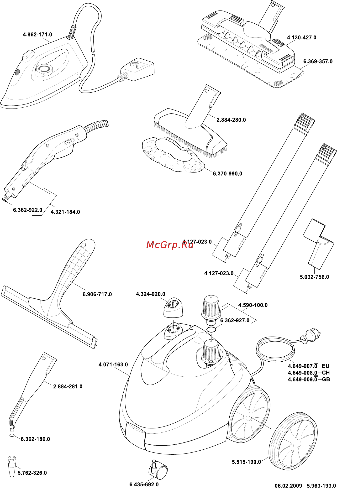 Karcher SC 1202 Инструкция по эксплуатации онлайн [293/294] 65731