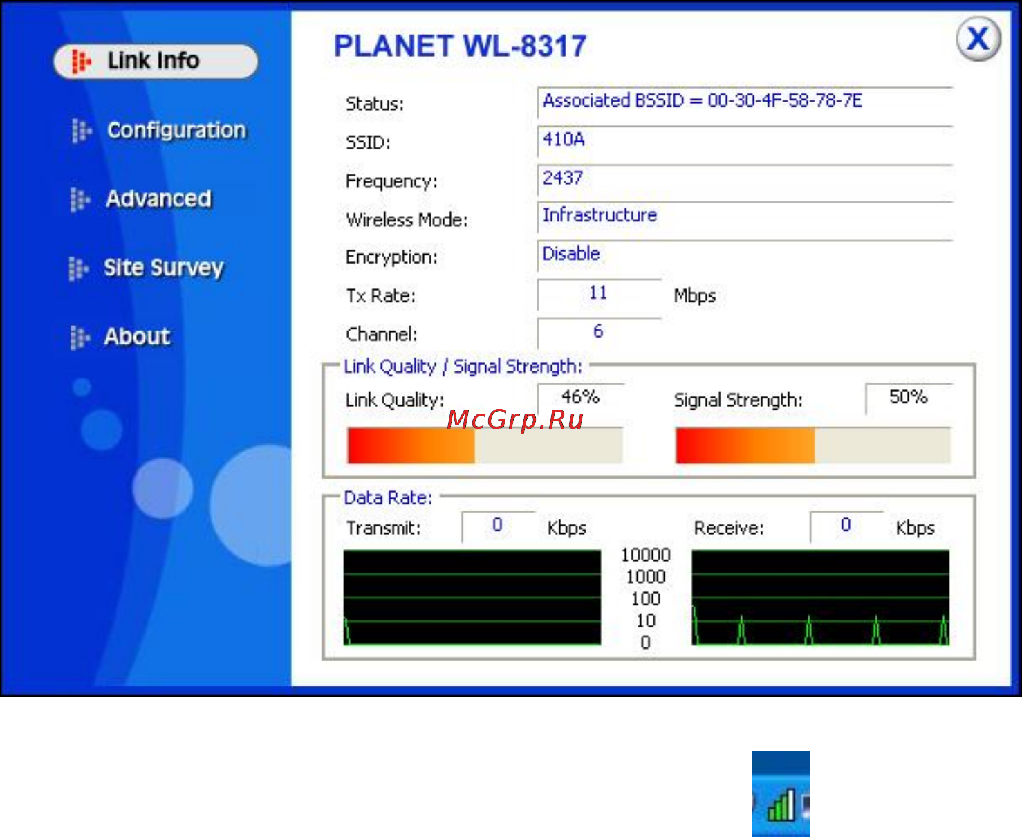 Planet WL-8317 [11/19] Chapter 3 configuration utility