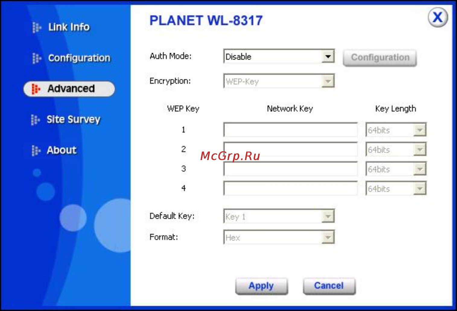 Planet WL-8317 [14/19] Advanced