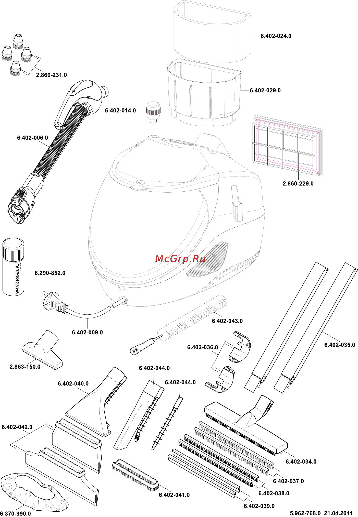 Karcher SV 1802 Инструкция по эксплуатации онлайн [281/284] 65743
