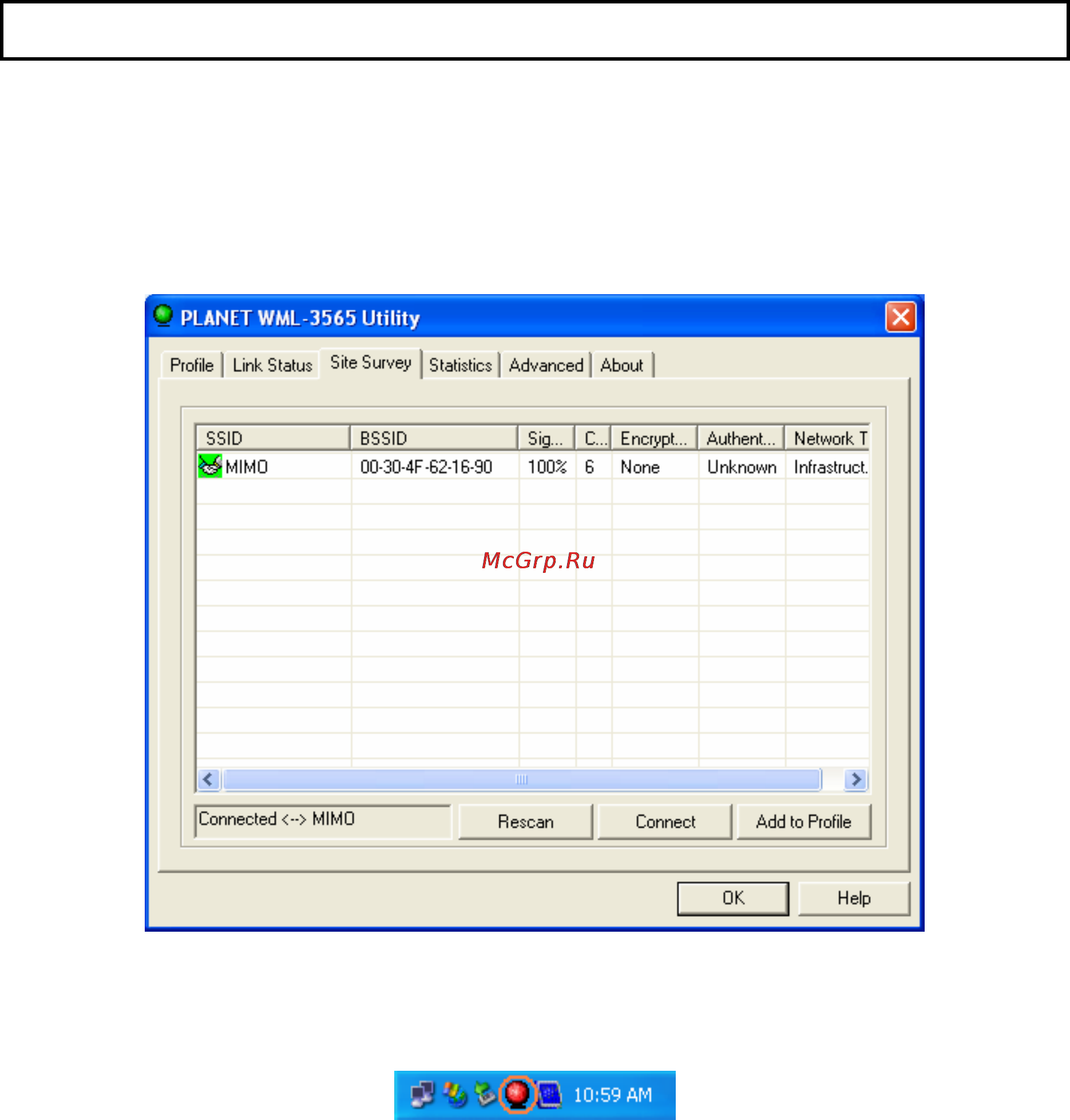 Planet WML-3565 [12/34] Configuration utility