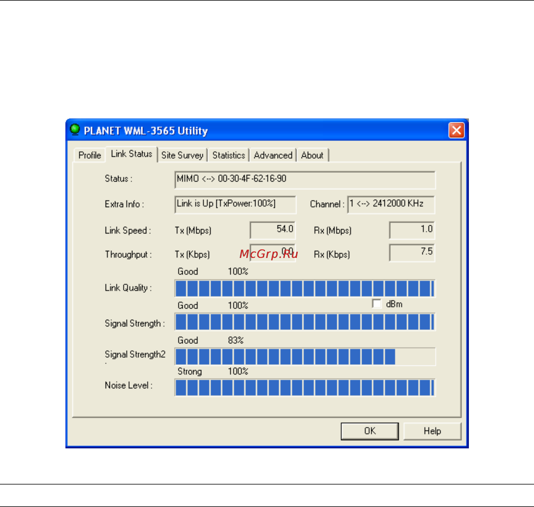 Planet WML-3565 [23/34] Link status