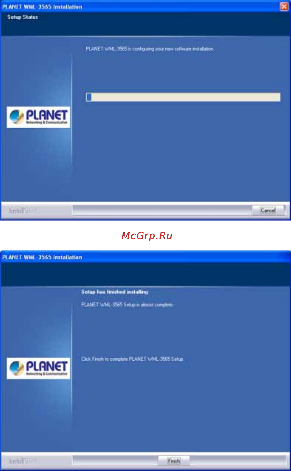 Planet WML-3565 [9/34] Please click finish to complete the installation