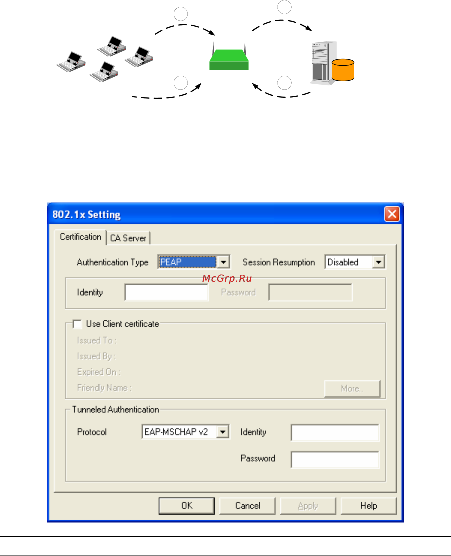 Planet WML-8315 [21/35] 1 client requests to login the network