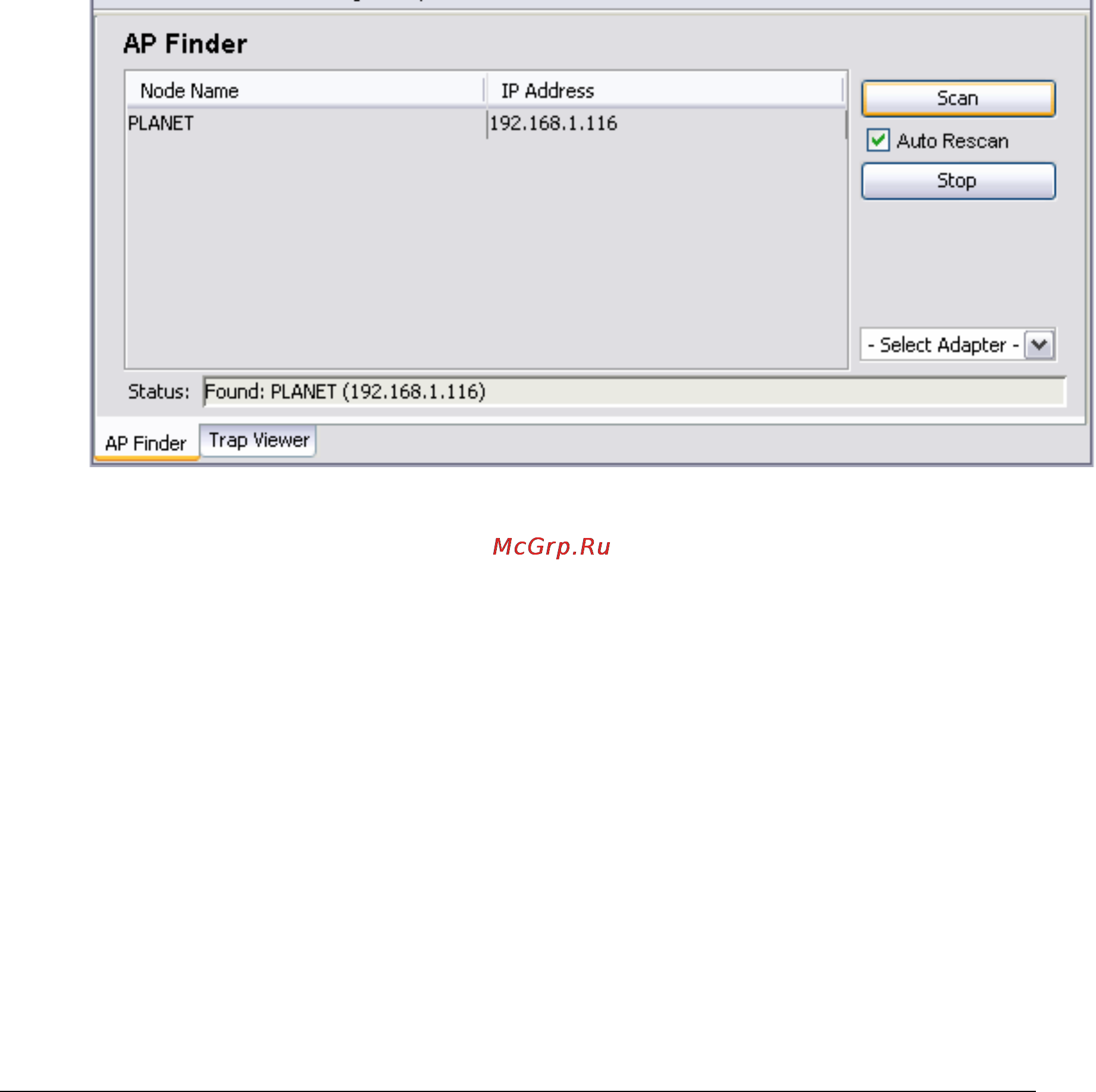 Planet MAP-2105 [44/66] How to use mlrd management suite