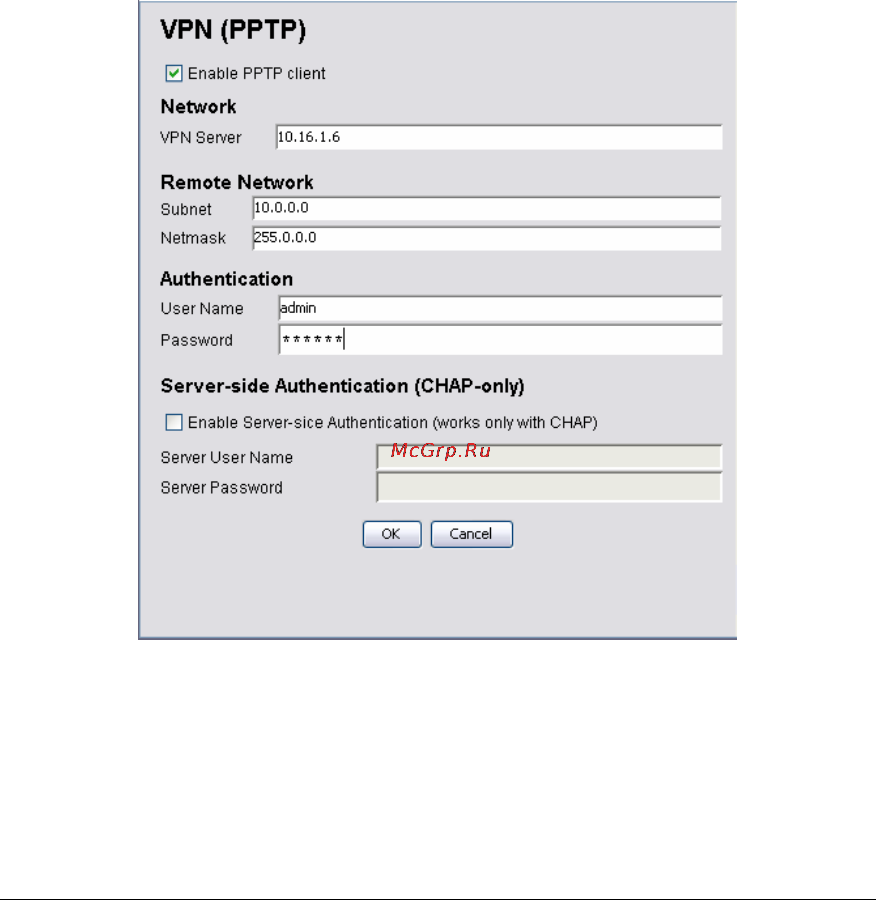 Planet MAP-2105 [63/66] Config services vpn client