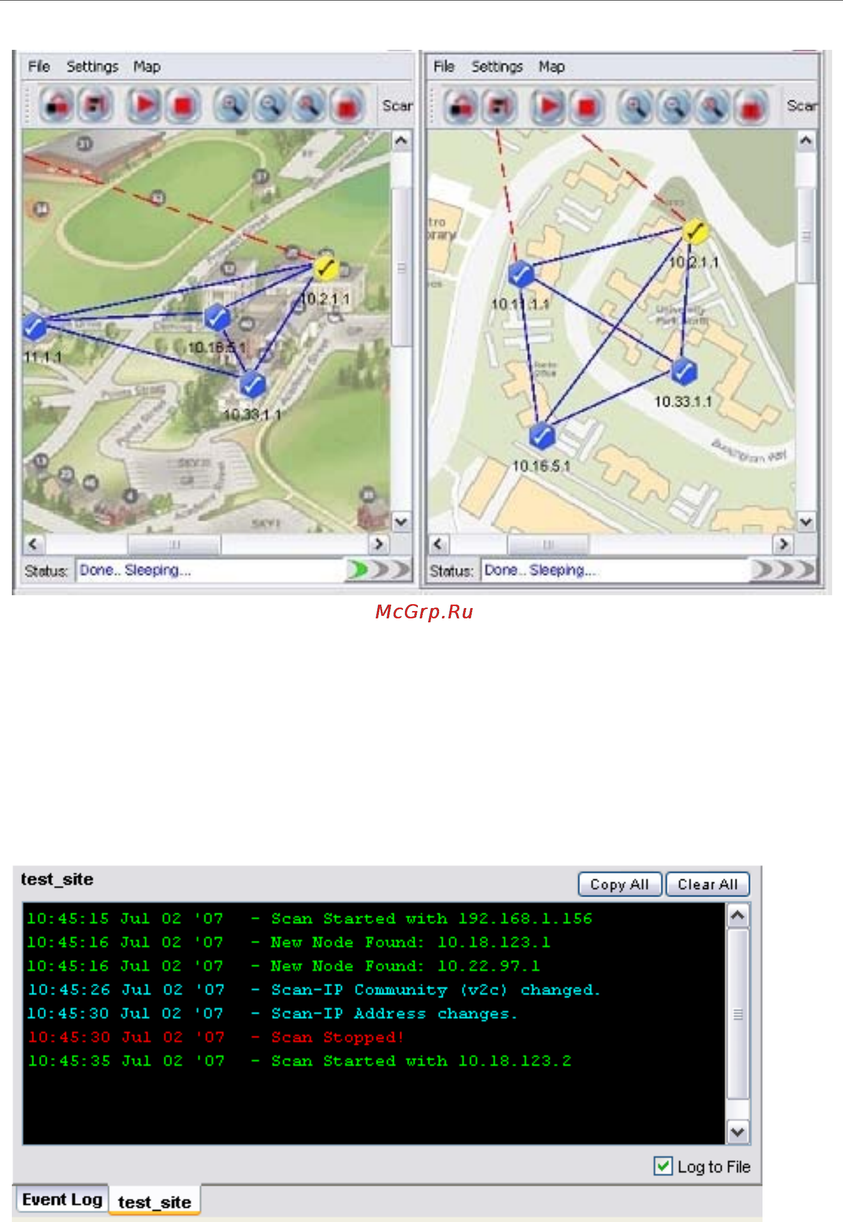 Planet MAP-3100 [25/124] Status pane