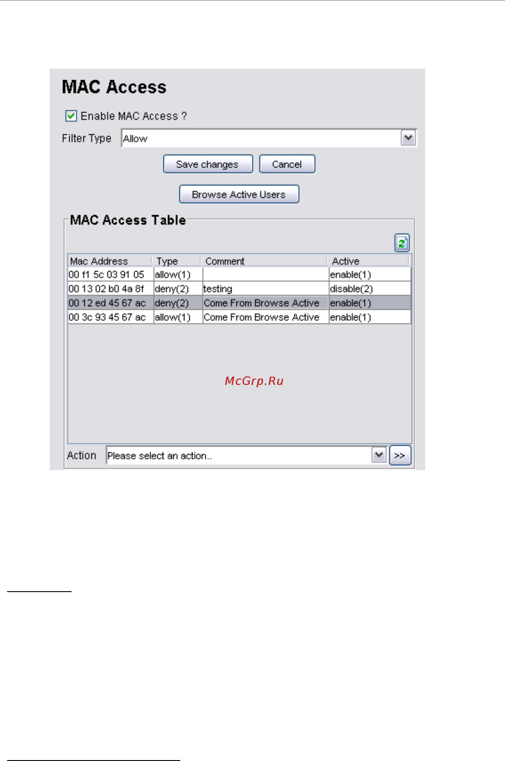Planet MAP-3100 [93/124] Mac access