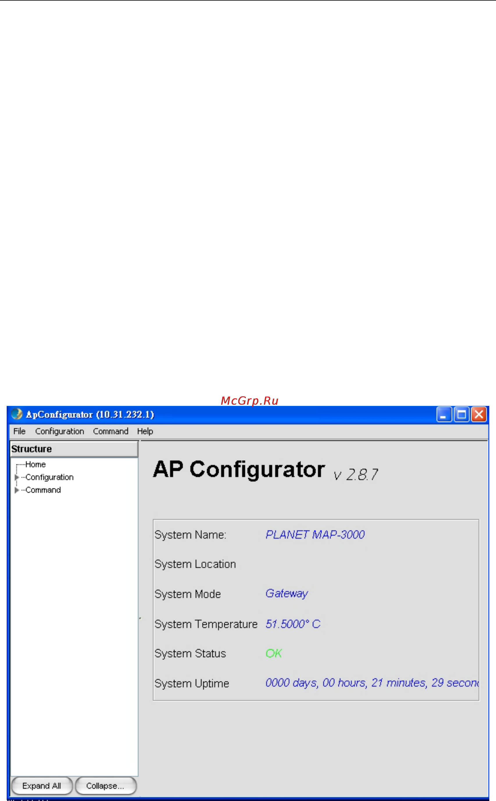 Planet MAP-3120 [64/126] Configurator