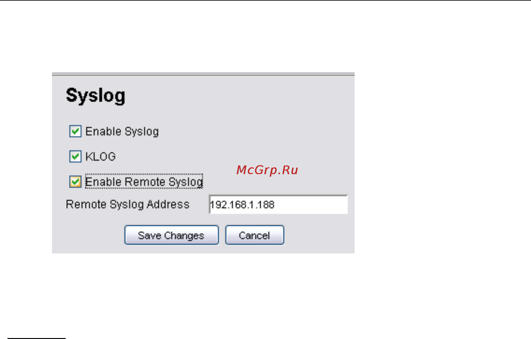 Planet MAP-3120 [69/126] Syslog