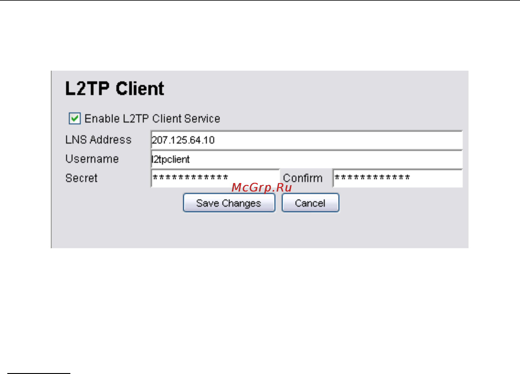 Planet MAP-3120 [88/126] L2tp client