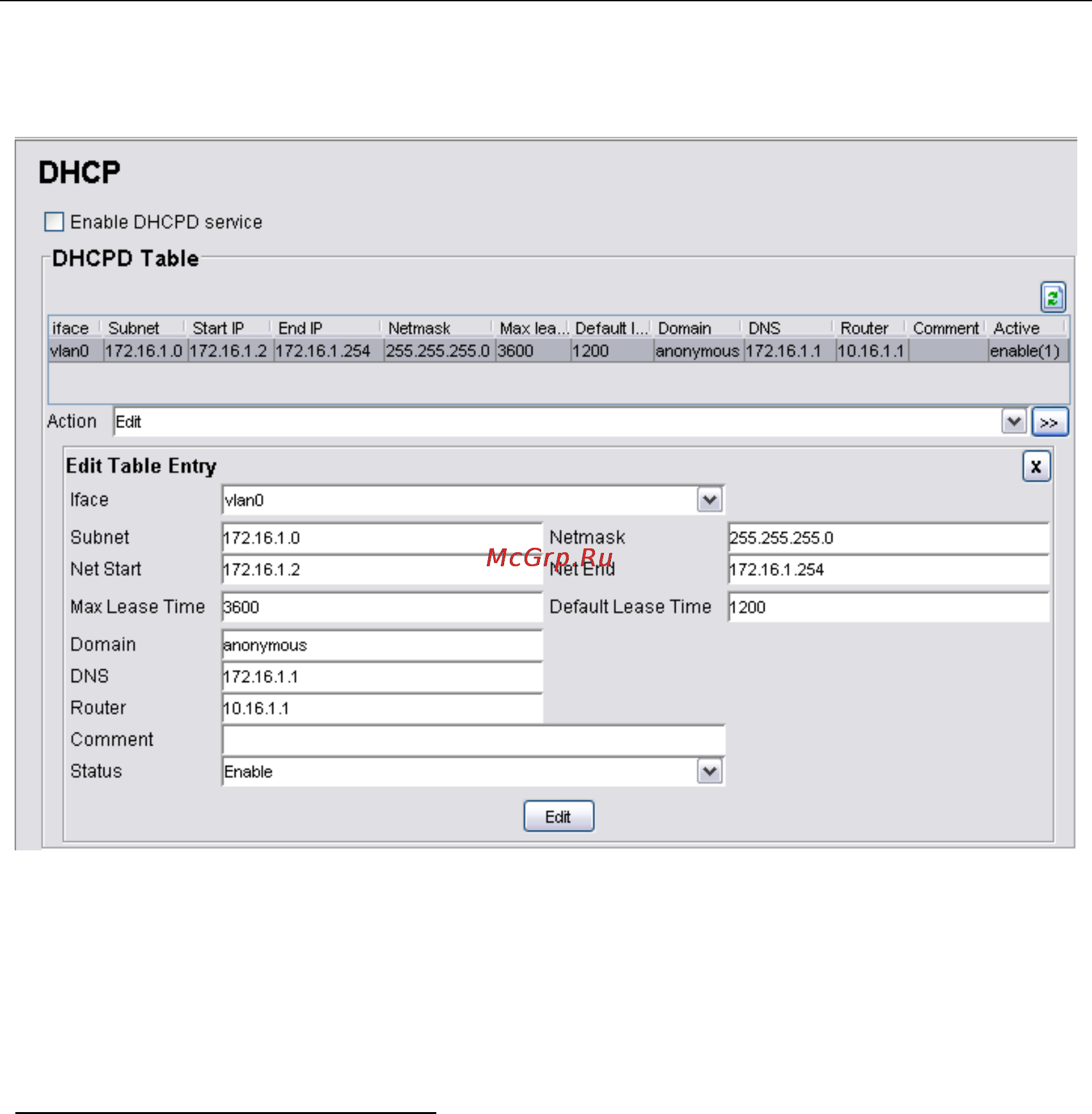 Planet MAP-3120 [93/126] Dhcp map 3100 only
