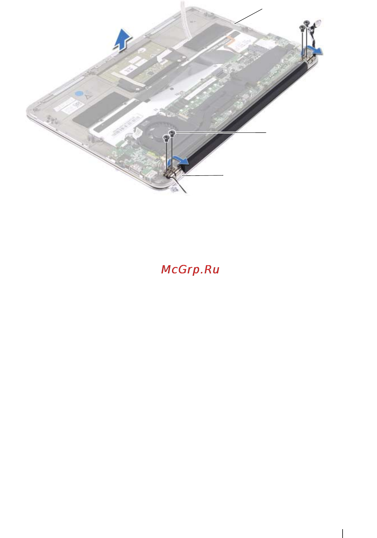 Dell XPS 13 L321X Ultrabook [61/70] Установка дисплея в сборе
