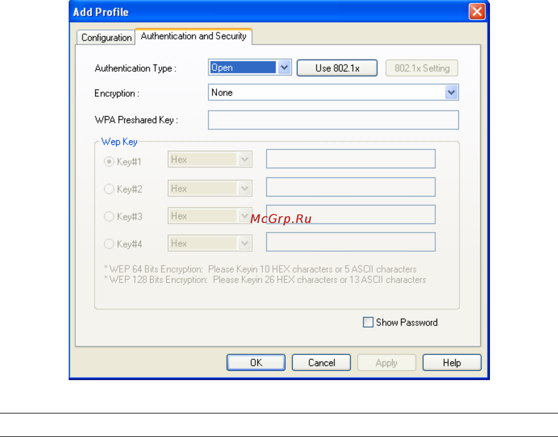 Planet WNL-9320 [17/41] Add profile authentication and security