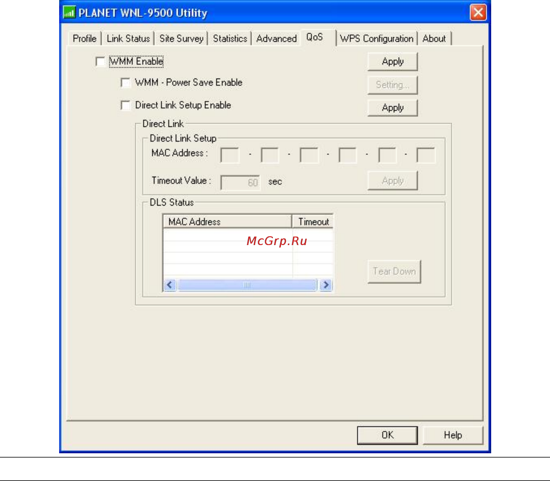 Planet WNL-9500 [36/61] 5 qos setting