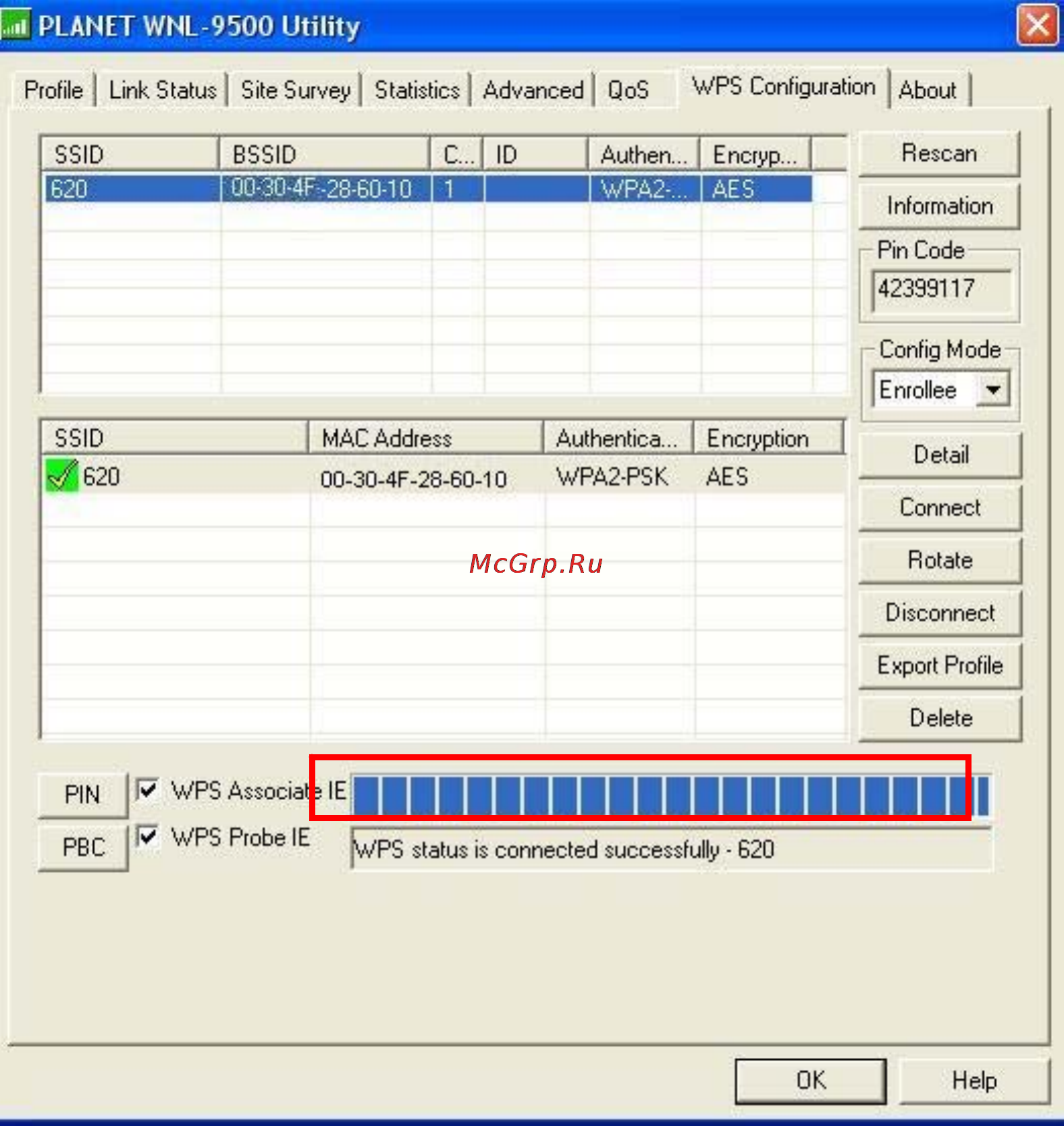 Planet WNL-9500 [42/61] 6 2 wps setup pin