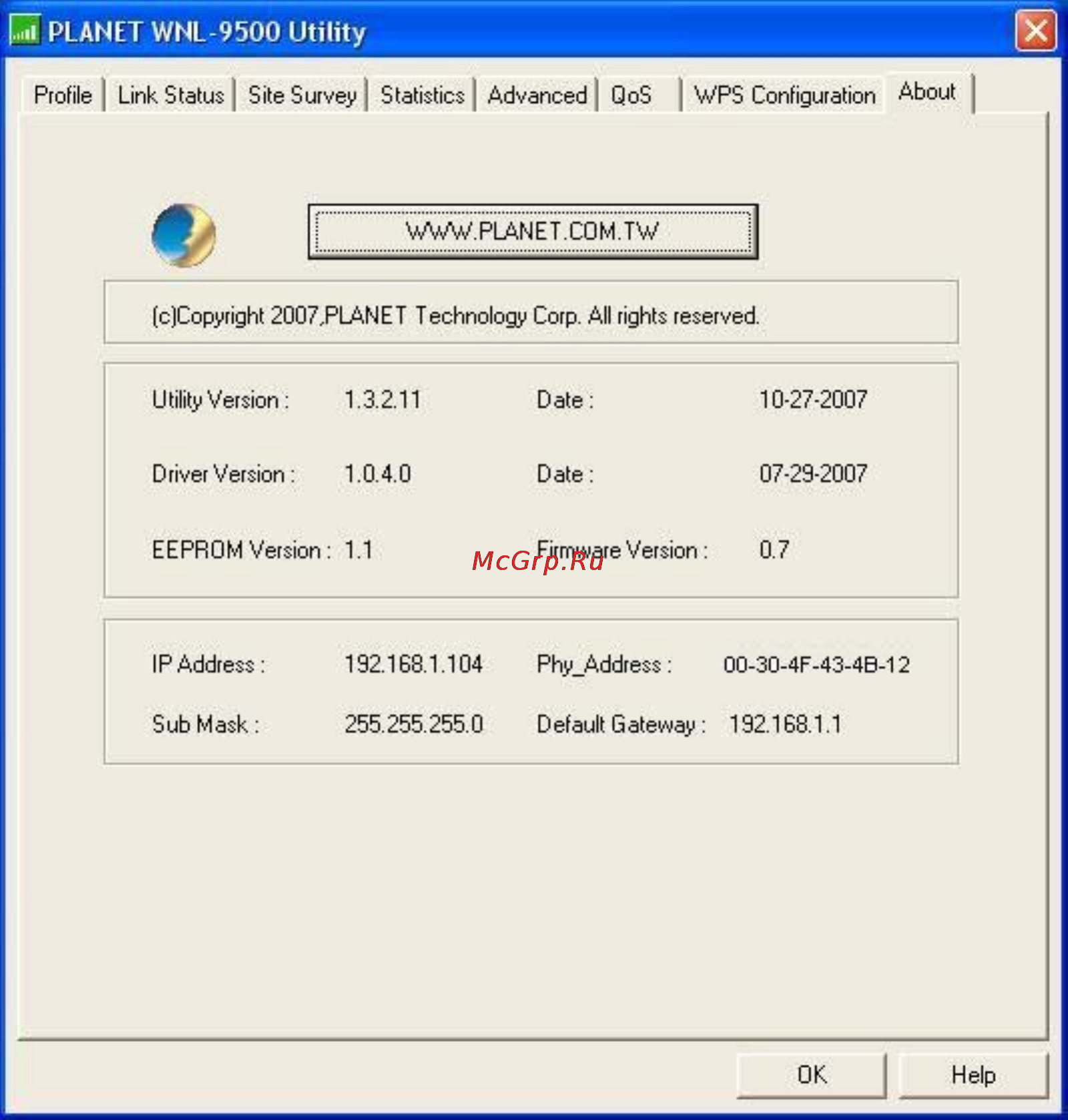 Planet WNL-9500 [46/61] 7 about