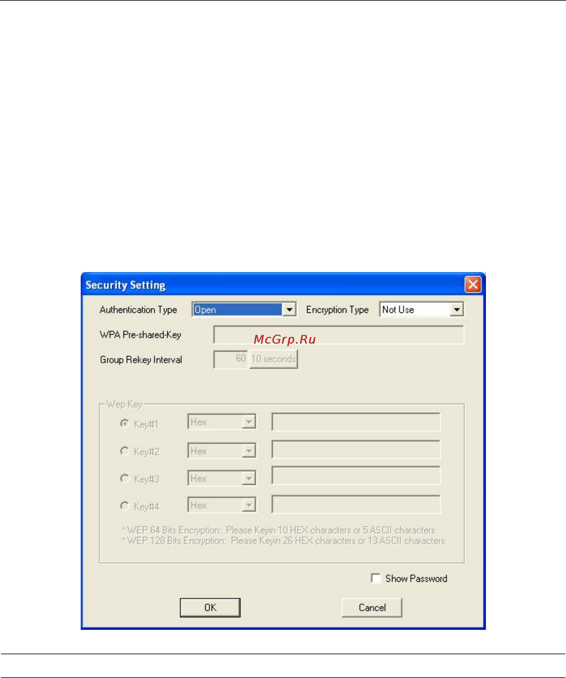 Planet WNL-9500 [51/61] 2 security settings
