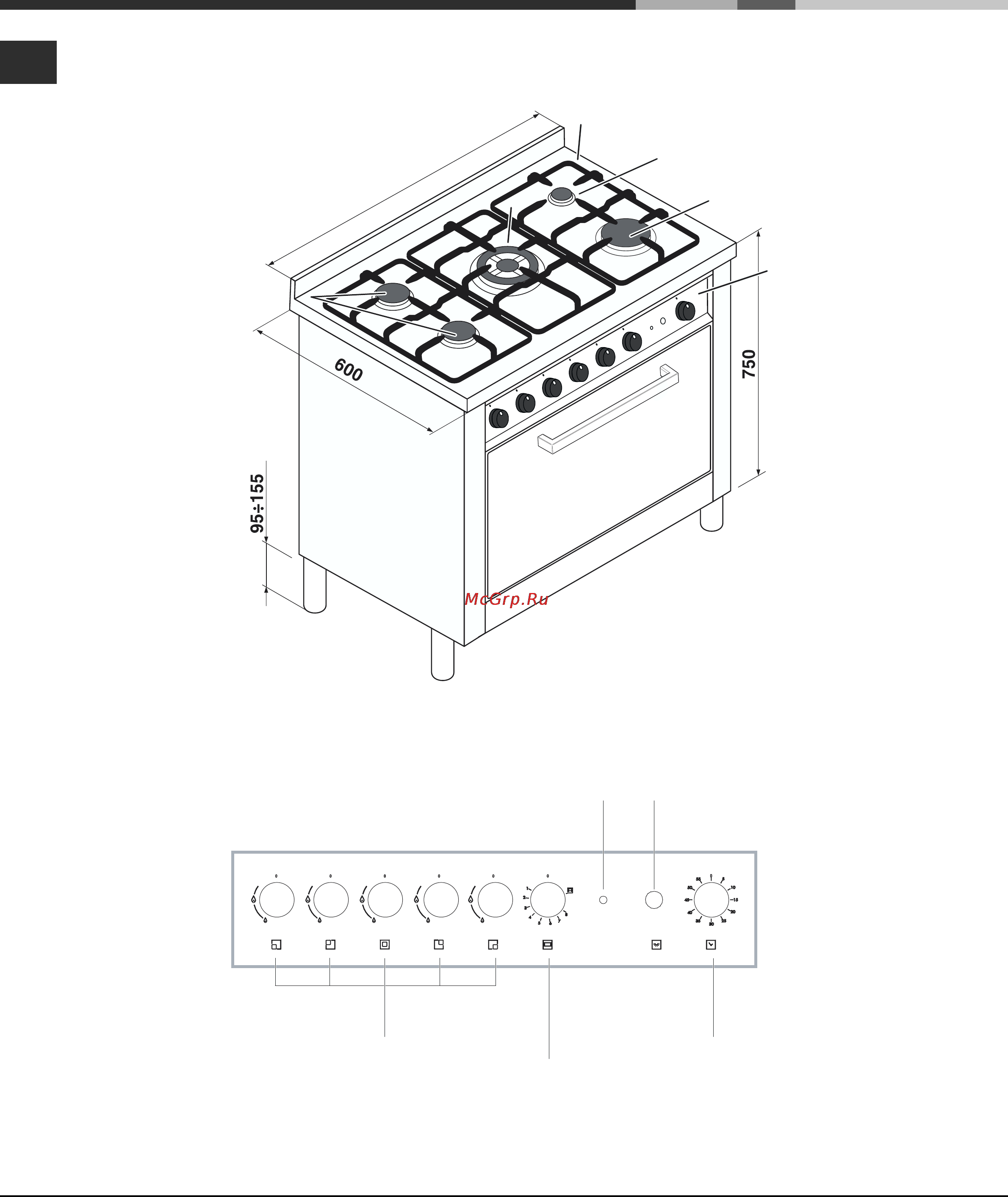 Ariston CP97SG1 [32/64] Vue d ensemble