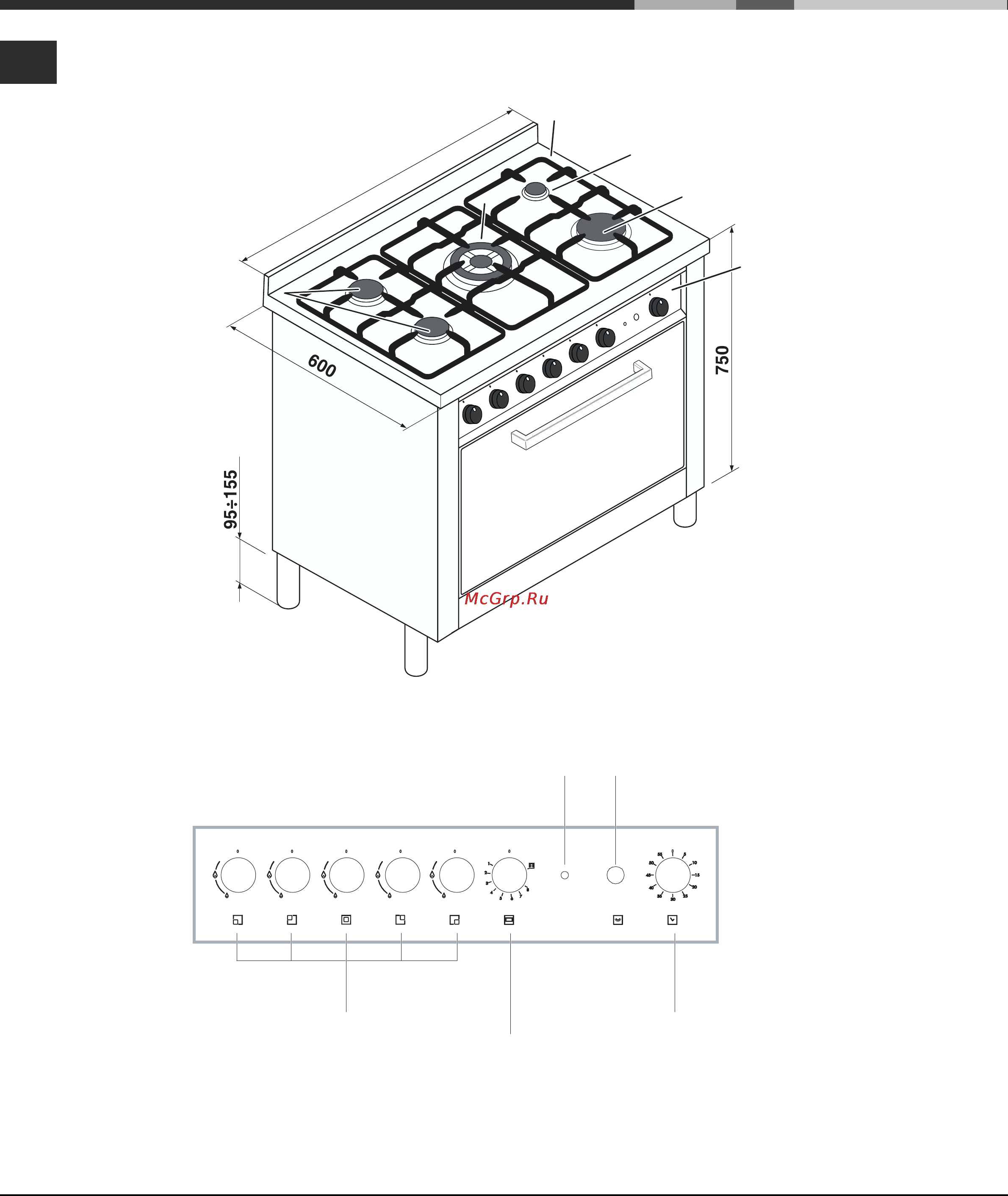 Ariston CP97SG1 [44/64] Descripción del aparato