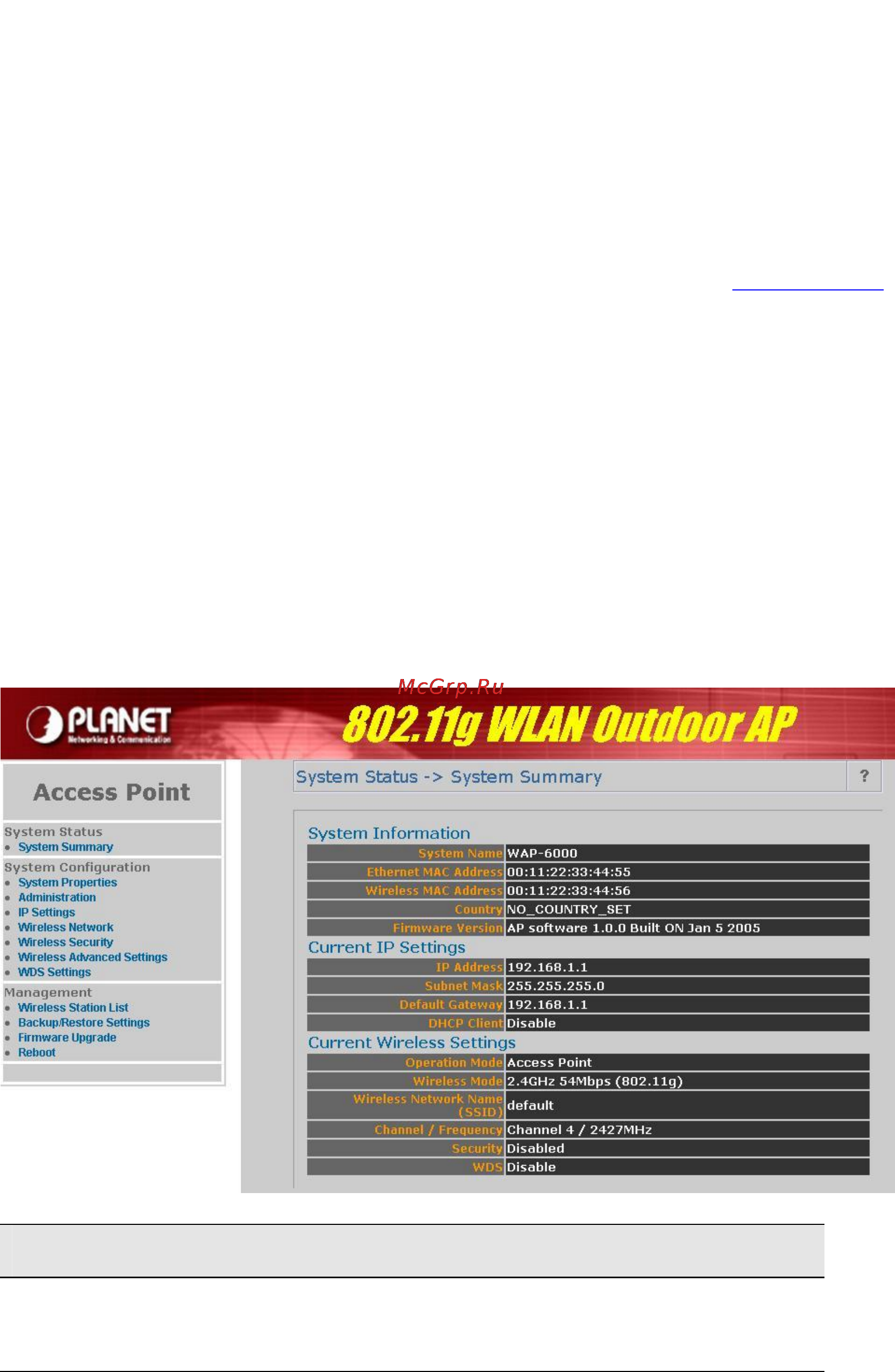 Planet WAP-6000 [15/33] Chapter 4 web configuration