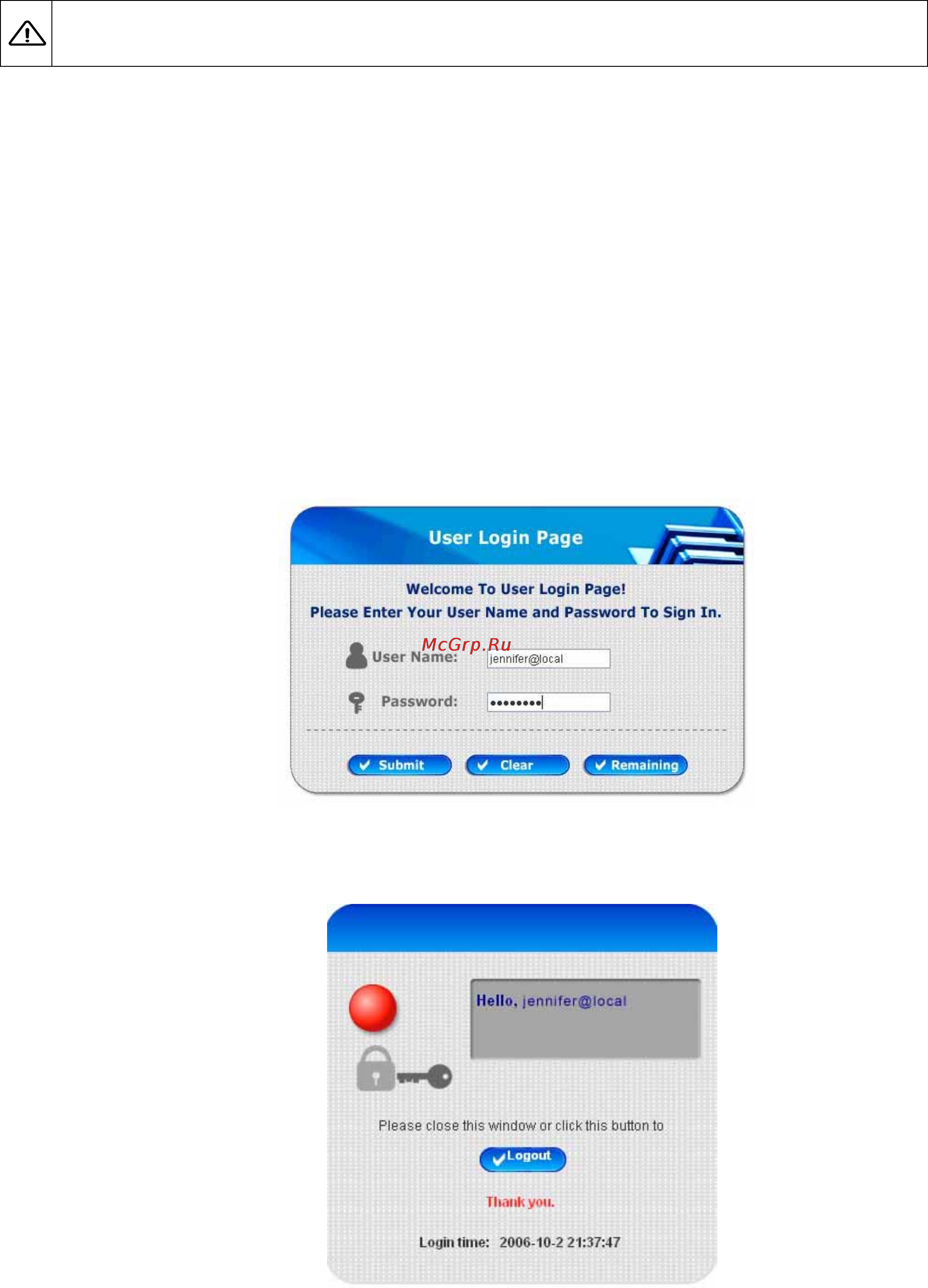 Planet WLS-1280 [25/152] User login portal page