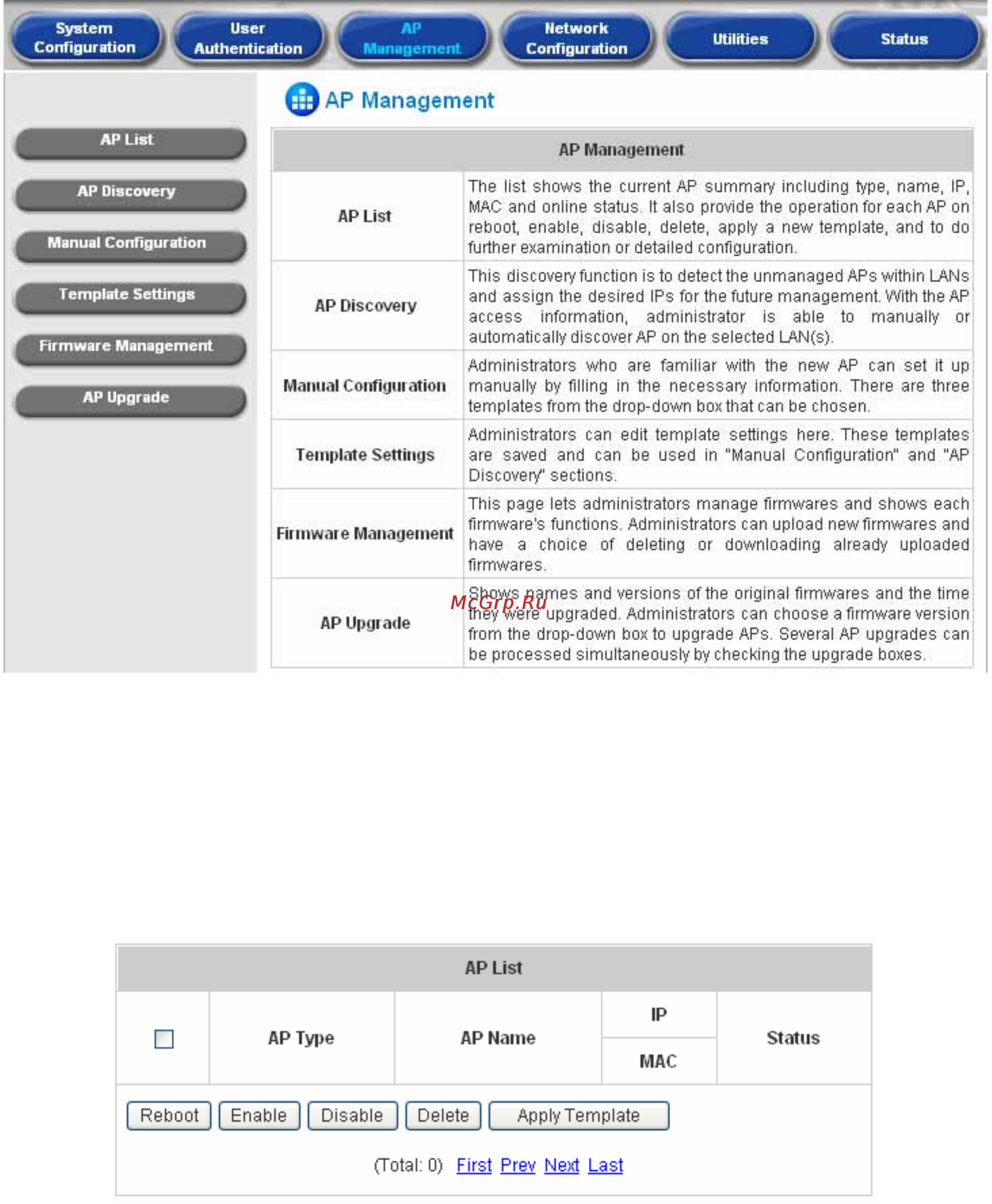 Planet WLS-1280 [85/152] Ap management