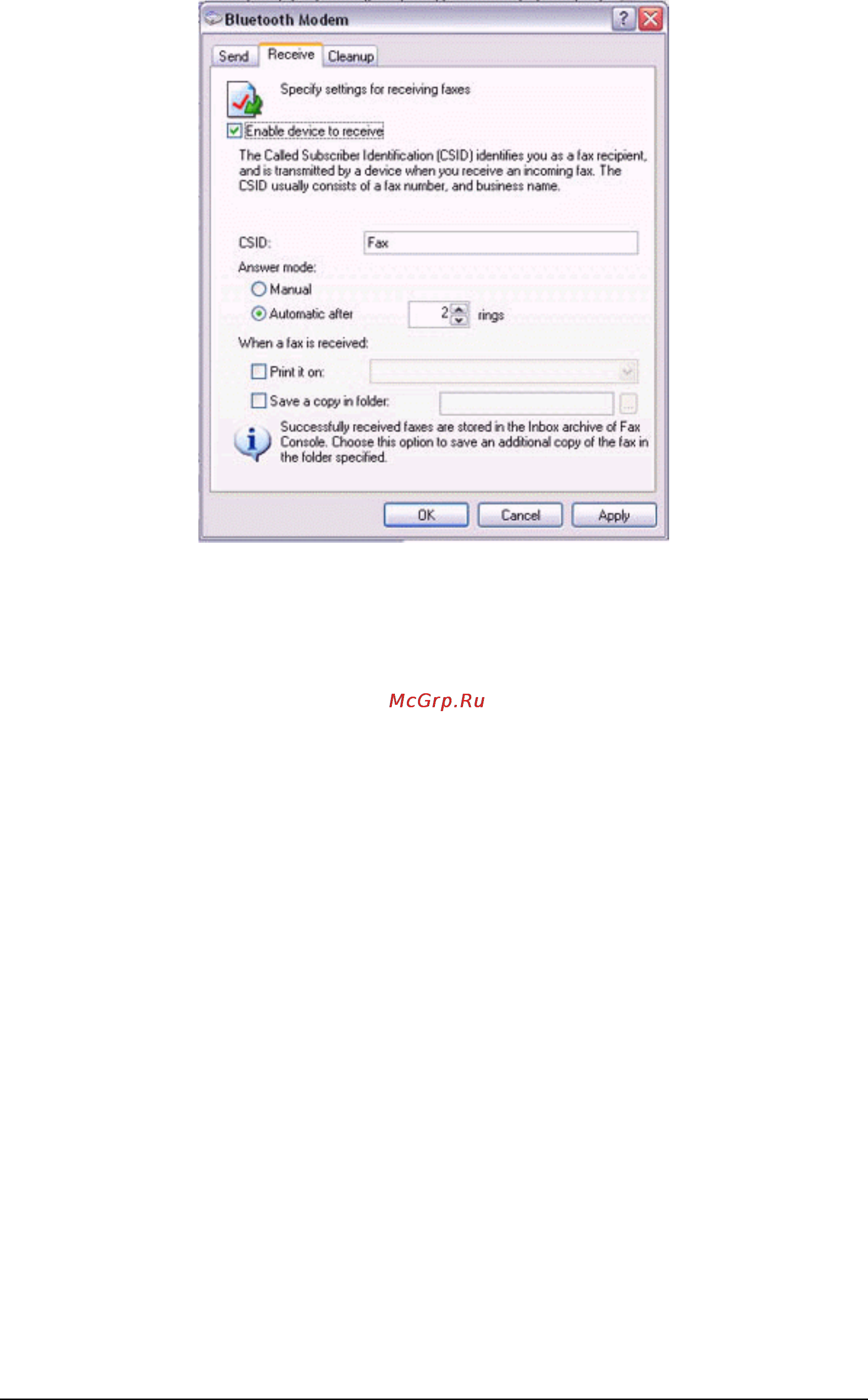 Planet BT-520U [148/151] Using a pda