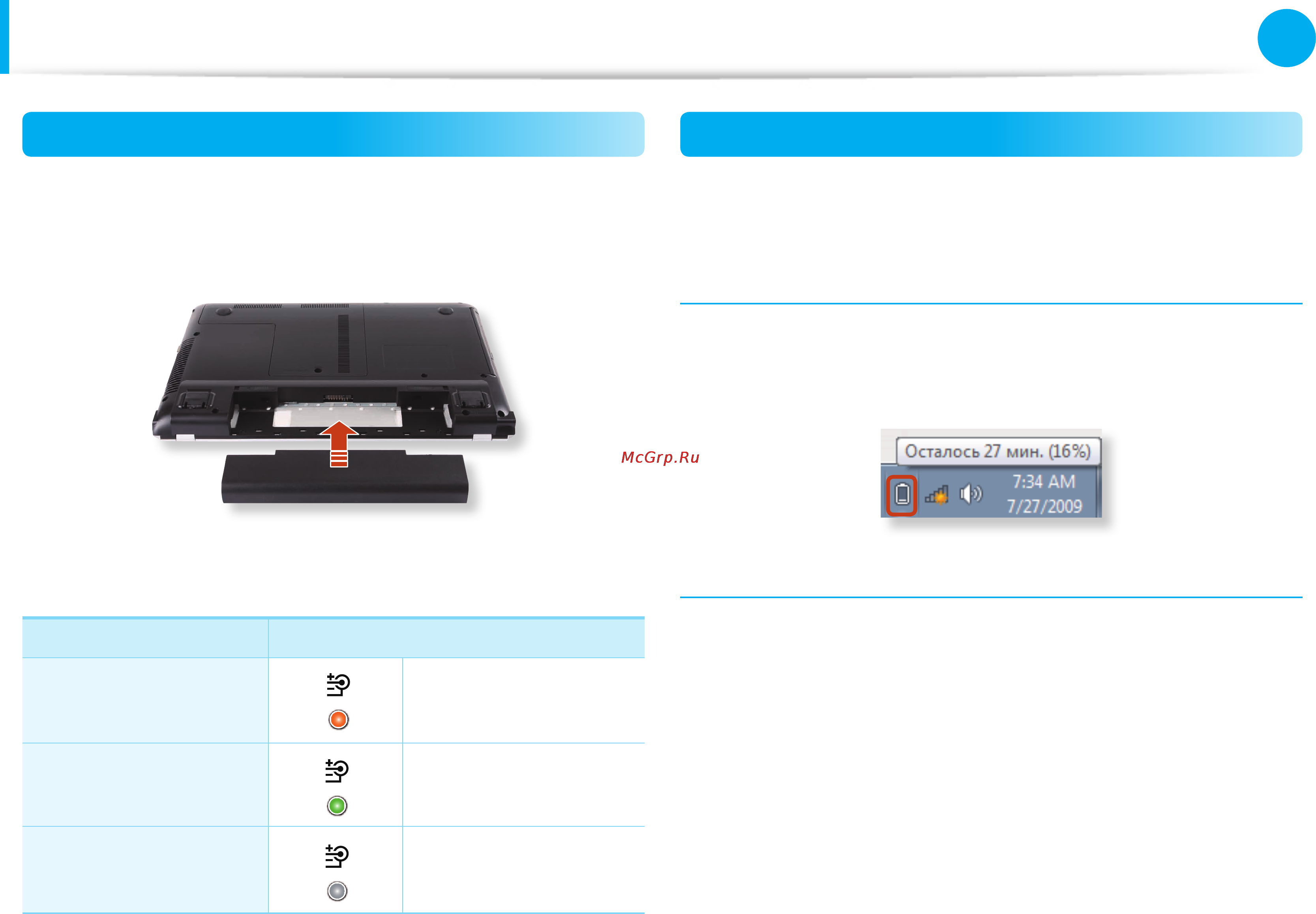 Samsung NP-550P5C-S02RU [83/130] Батарея