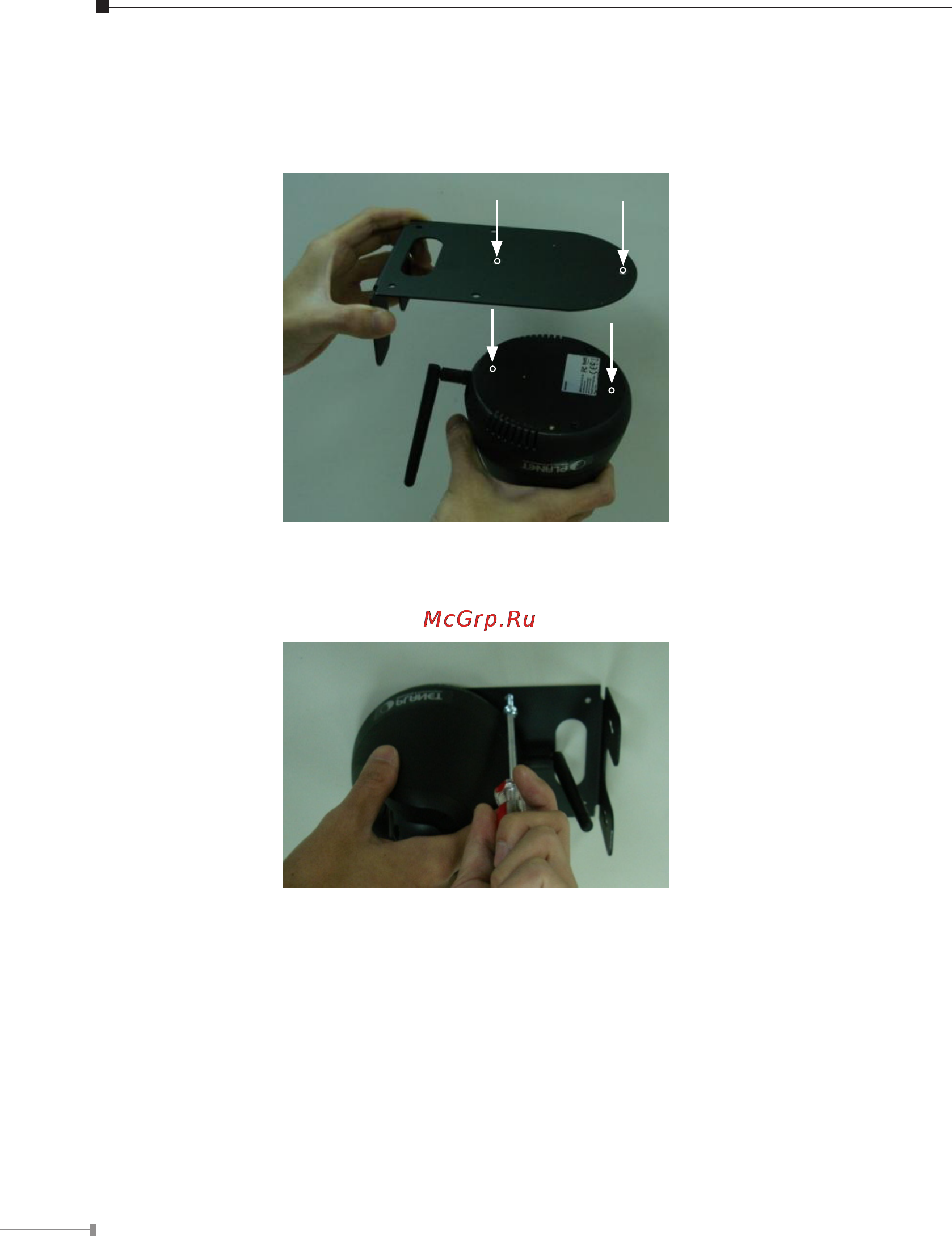 Planet ICA-108W [10/36] Mounting the pt internet camera