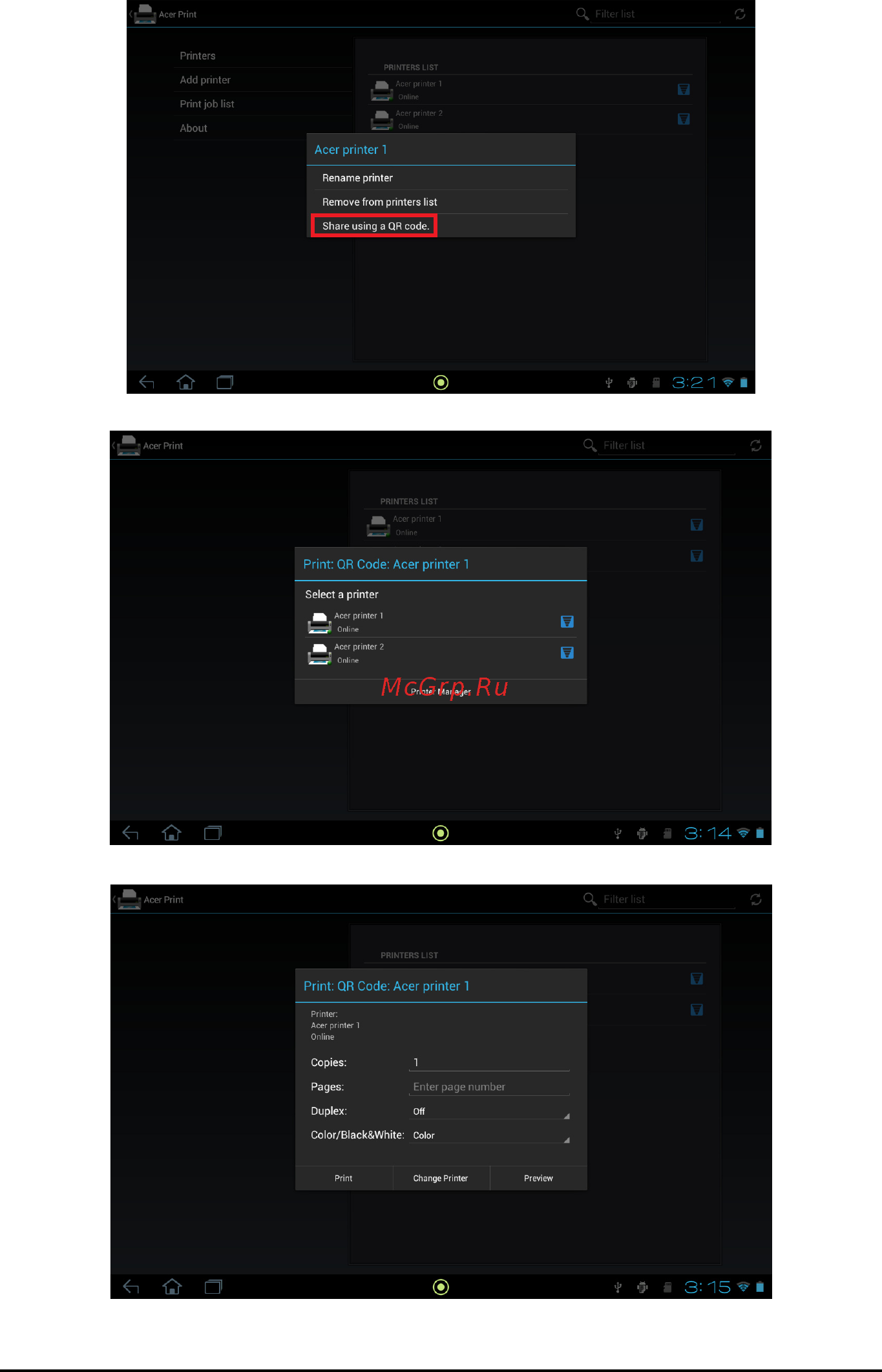 Acer A510 HT.H9LEE.004 [59/73] Acer print