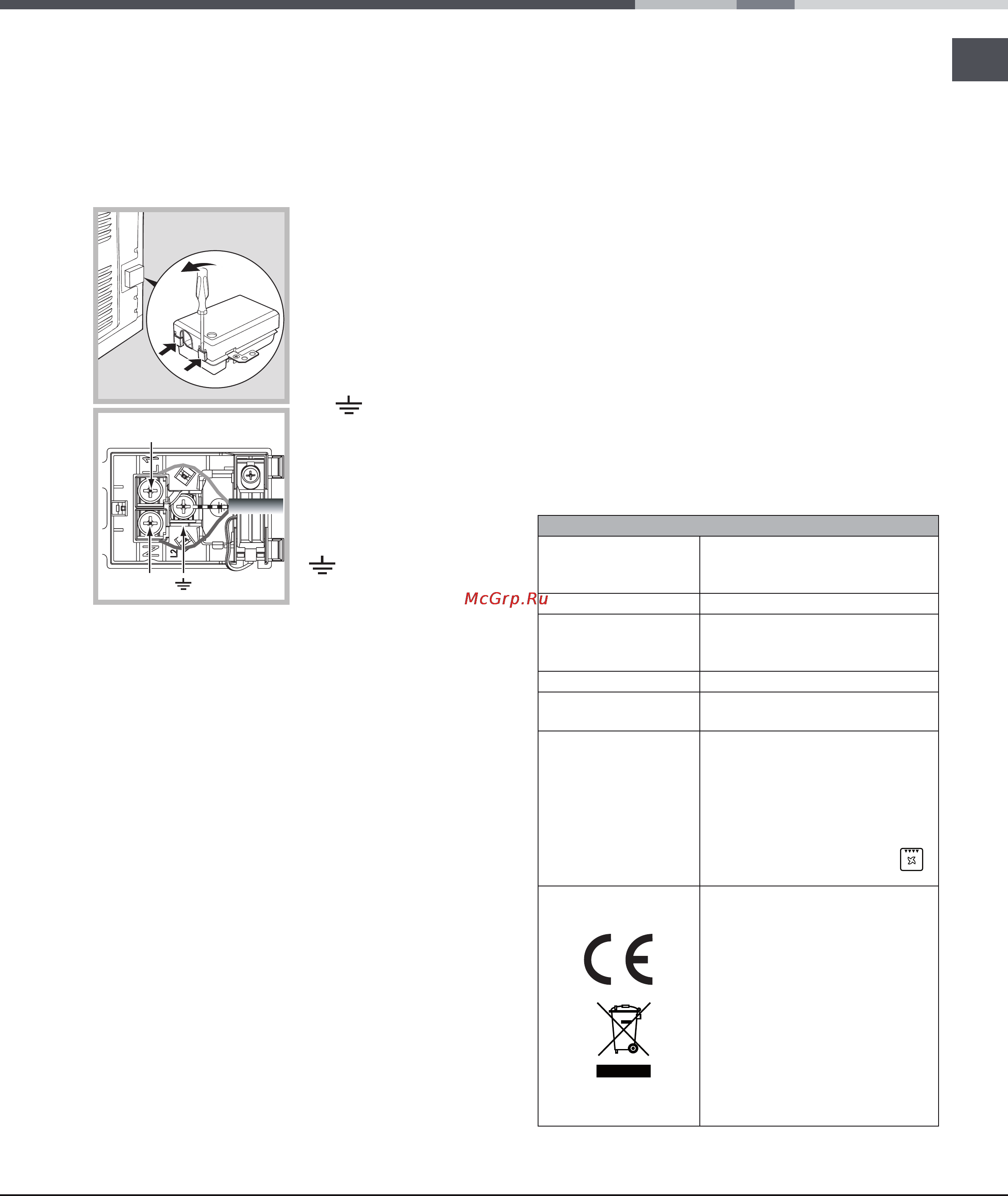 Ariston EXPERIENCE GLASS FQ 1037 C.1 [41/64] Токқа жалғау