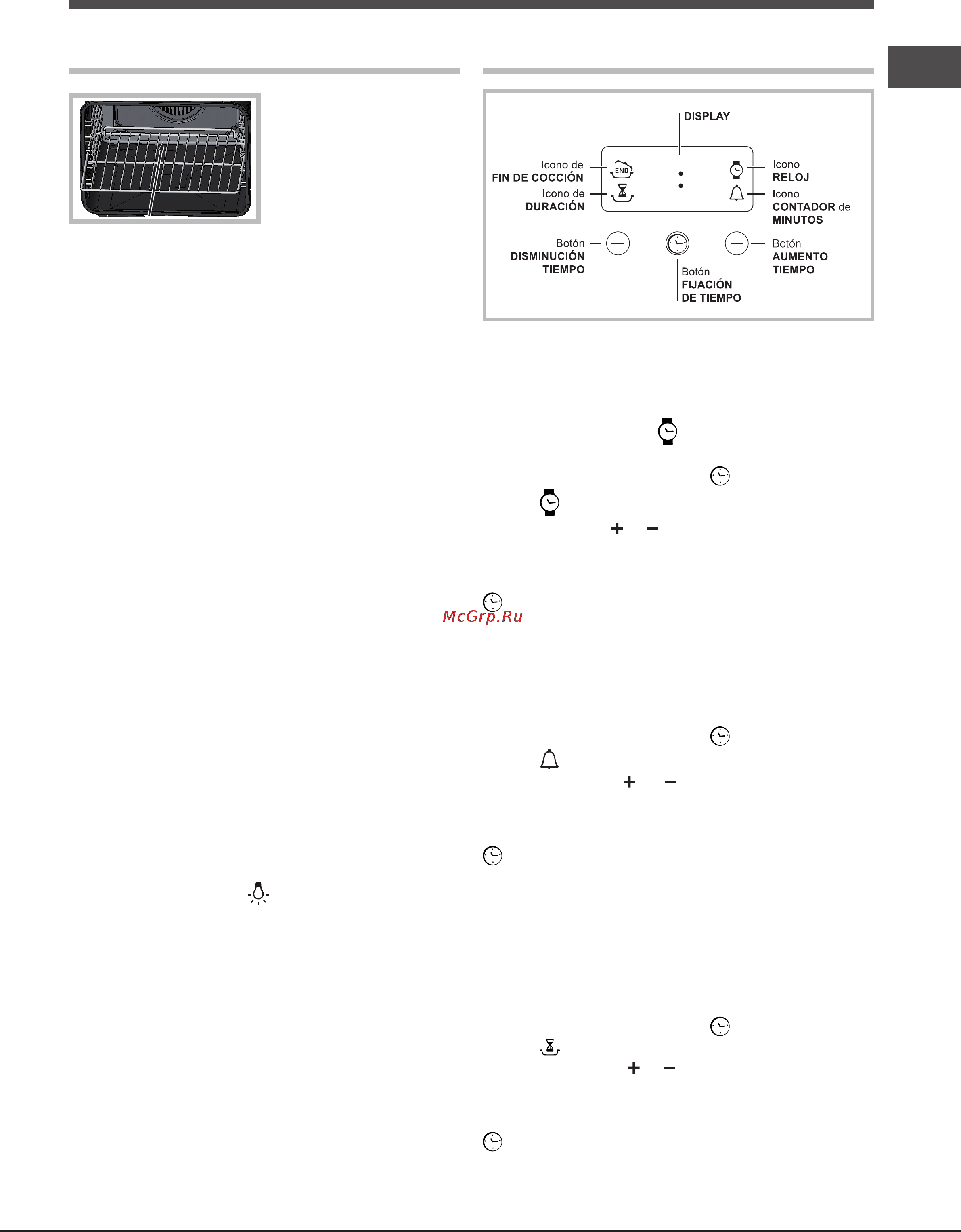 Ariston LUCE 7OFK 536J X [37/84] El programador electrónico