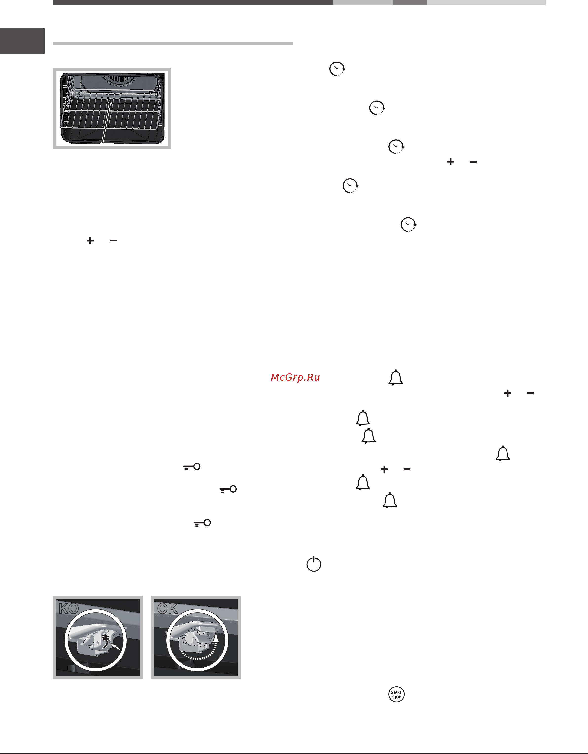 Ariston LUCE 7OFK 1039EL PX [24/68] Starten en gebruik