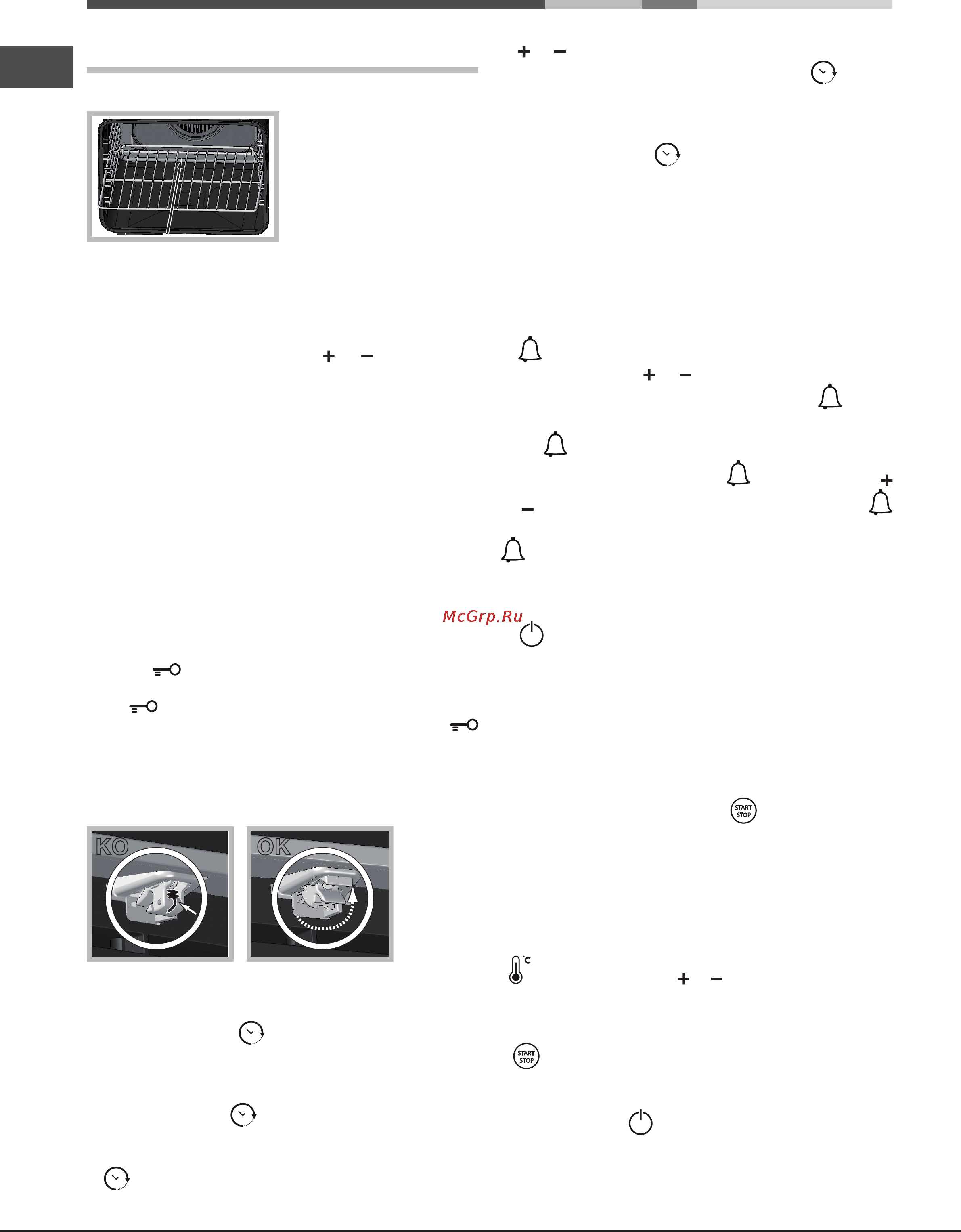 Ariston LUCE 7OFK 1039EL PX [48/68] Başlatma ve kullanım