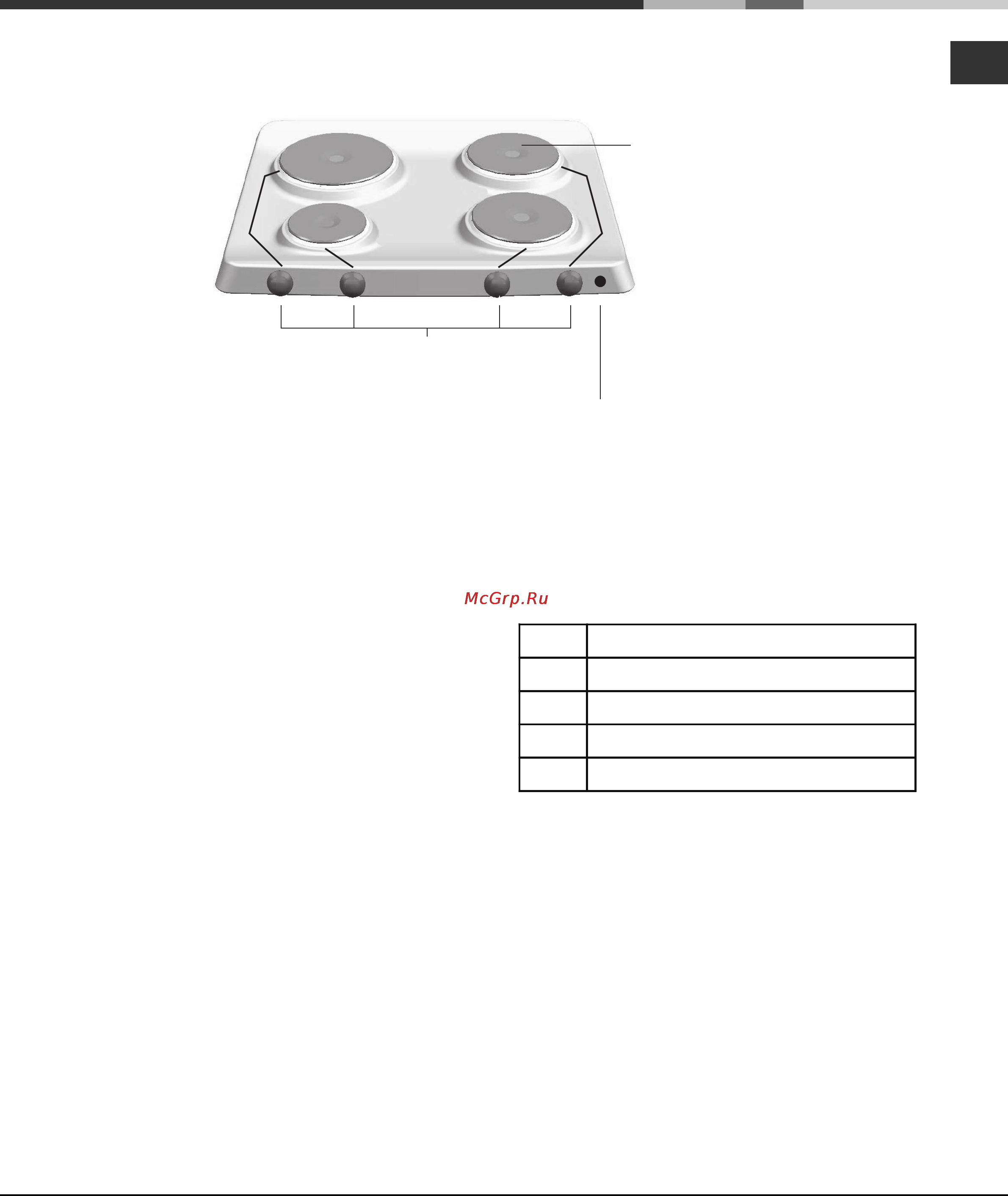 Ariston 7HPF 604 [5/16] Description of the appliance