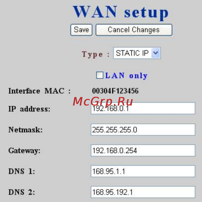 Planet IPX-1803 [9/49] Wan setup