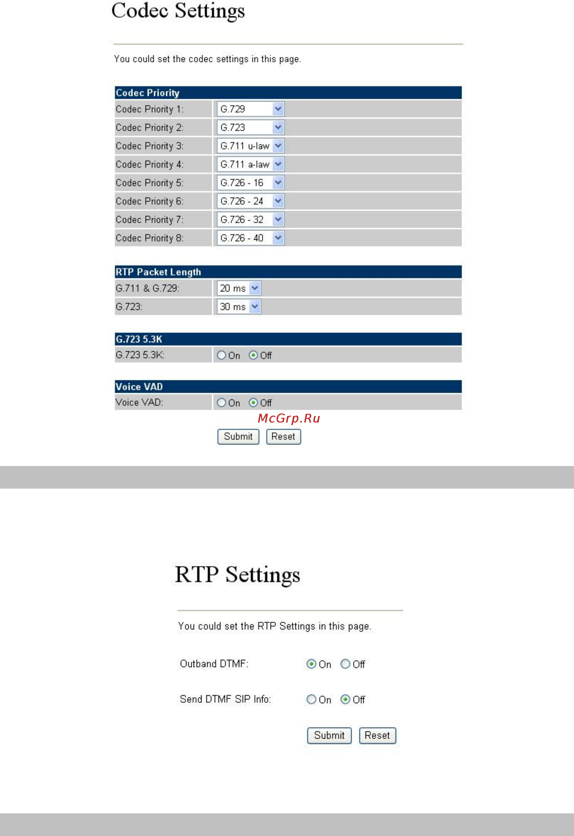 Planet VIP-157S [29/41] Dtmf setting
