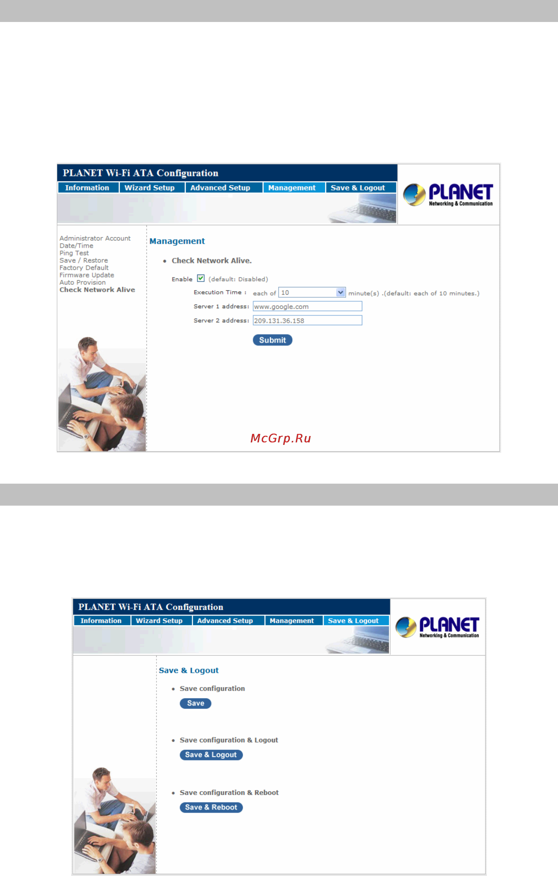 Planet VIP-161W [66/72] Check network alive