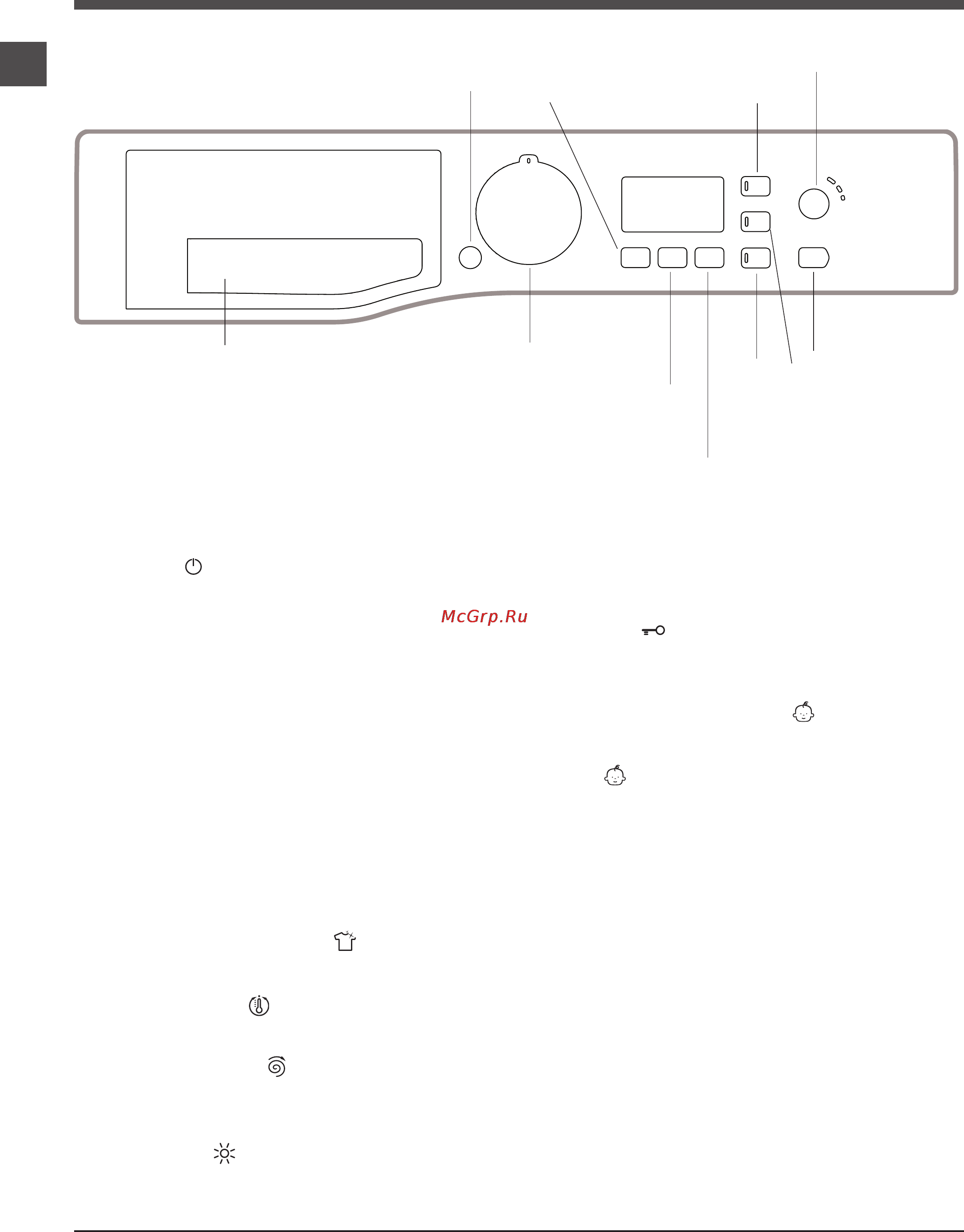 Ariston WDG 8640B [30/84] Descrição da máquina