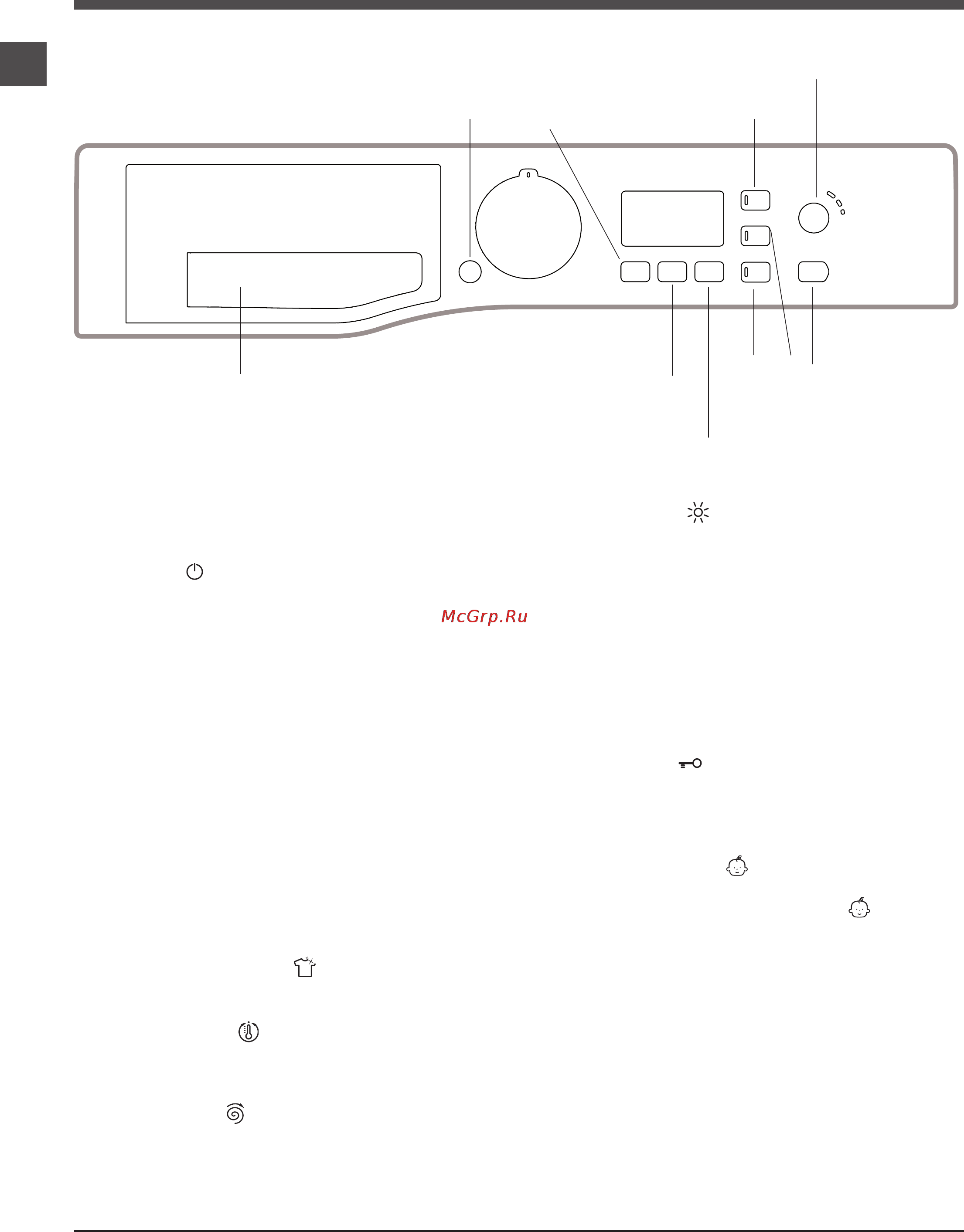 Ariston WDG 8640B [54/84] Beschreibung ihres waschtrockneren
