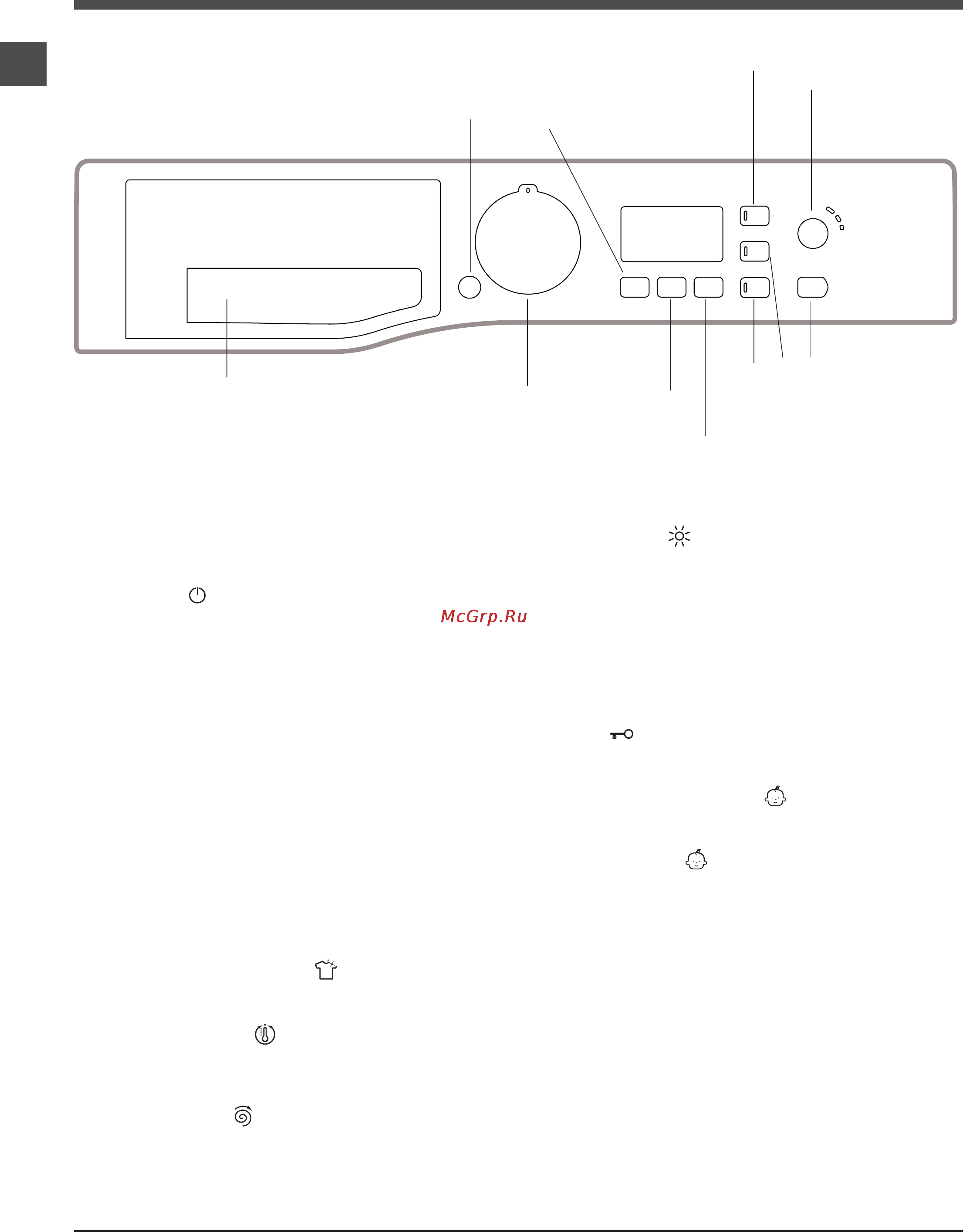 Ariston WDG 8640B [66/84] Beschrijving van de wasadroogmachine