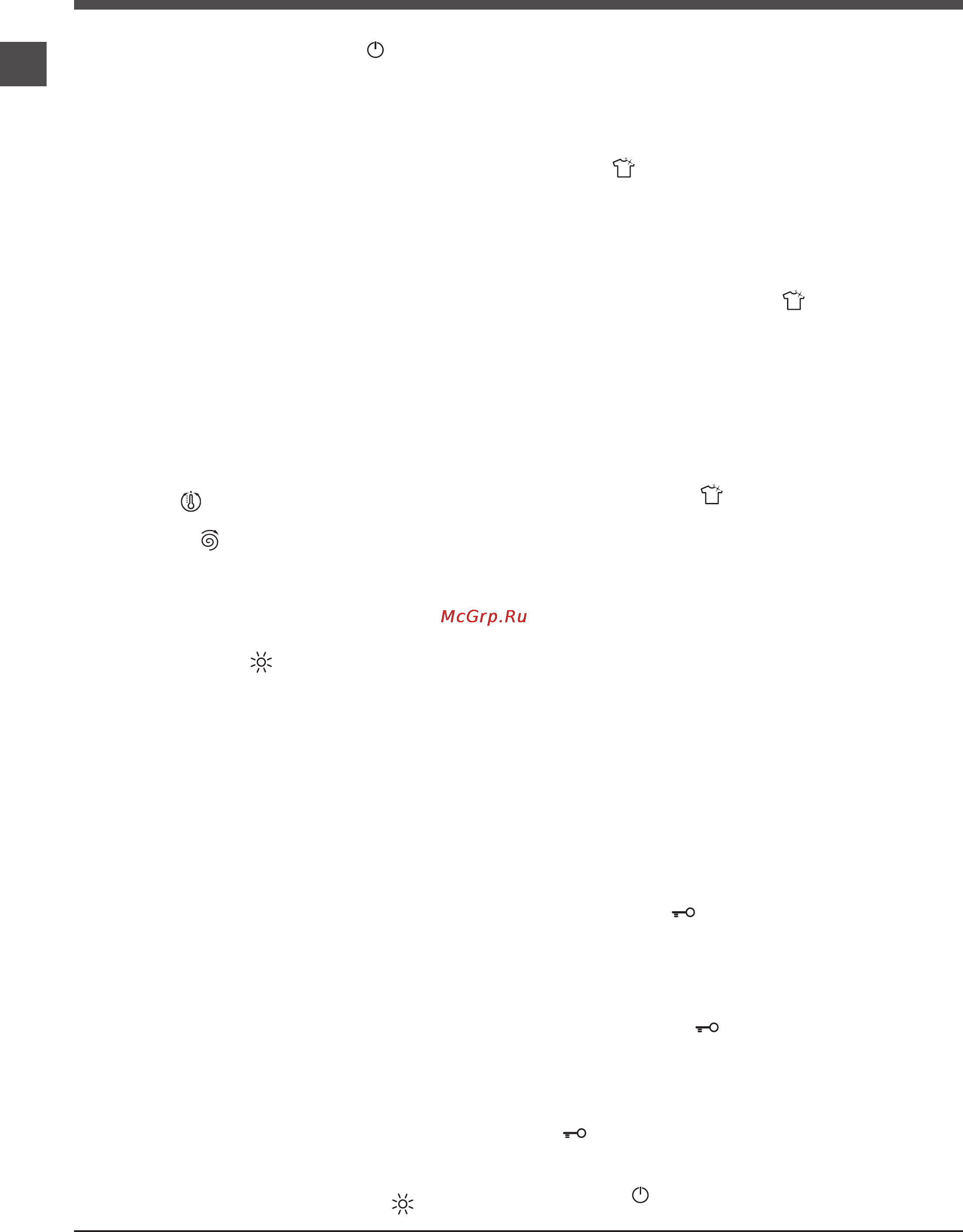 Ariston WDG 8640B [8/84] How to run a wash cycle or a drying cycle