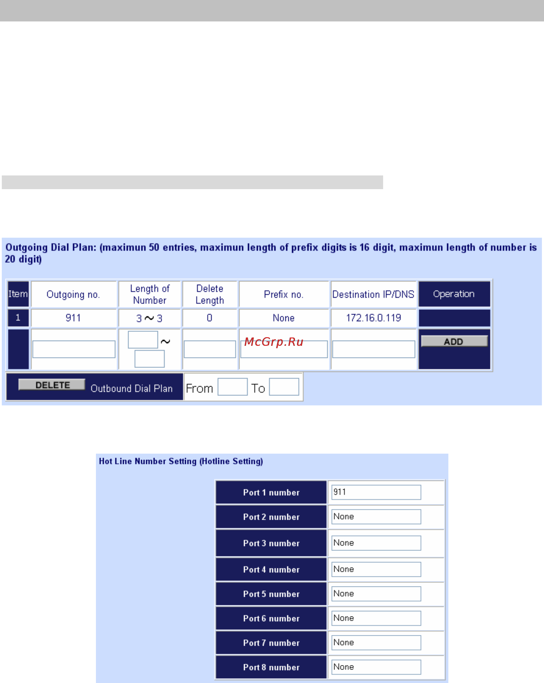 Planet VIP-1680 [83/91] Faq 9 peer to peer call hotline setting