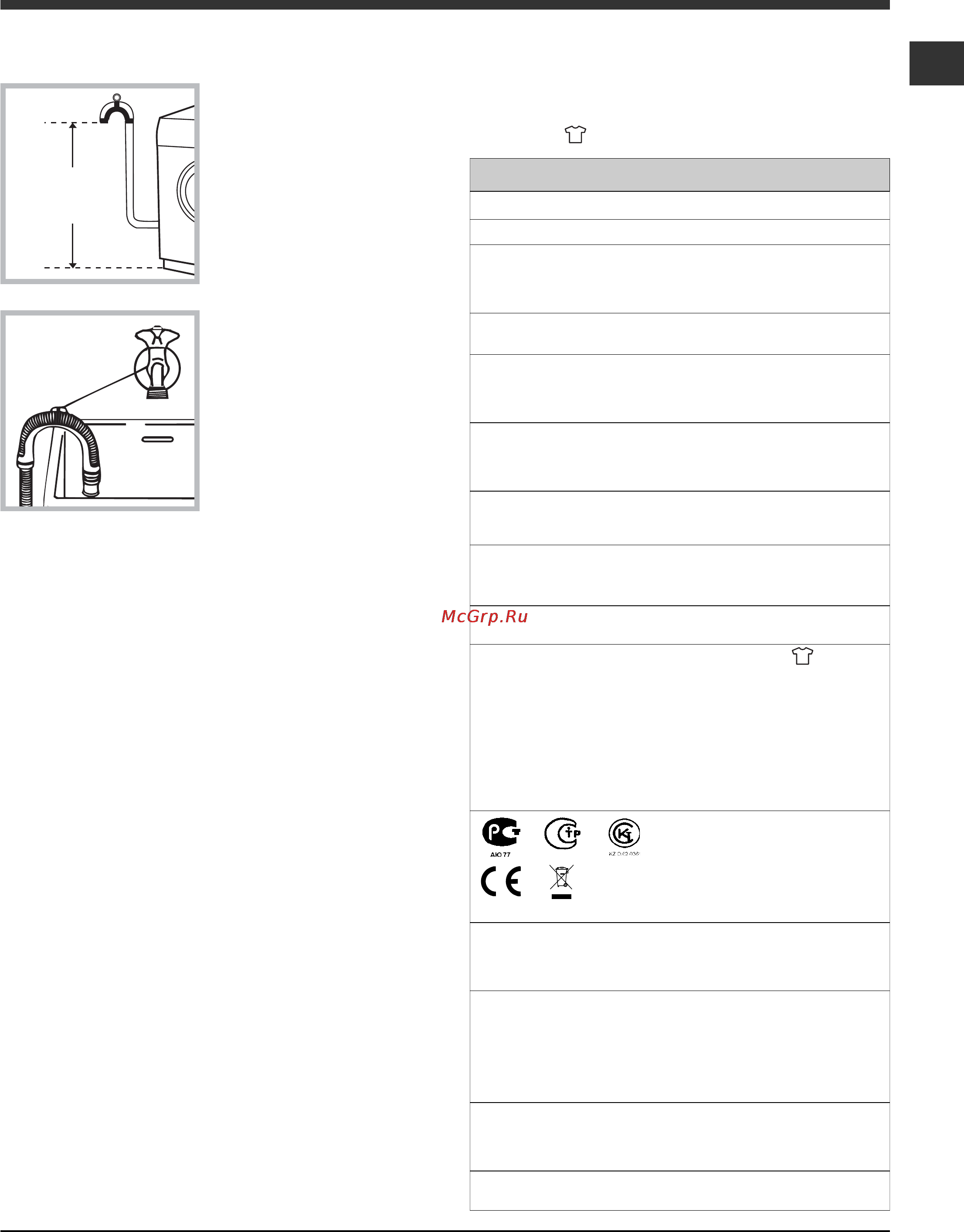 Ariston ARMXXD 1297 [3/12] Первый цикл стирки