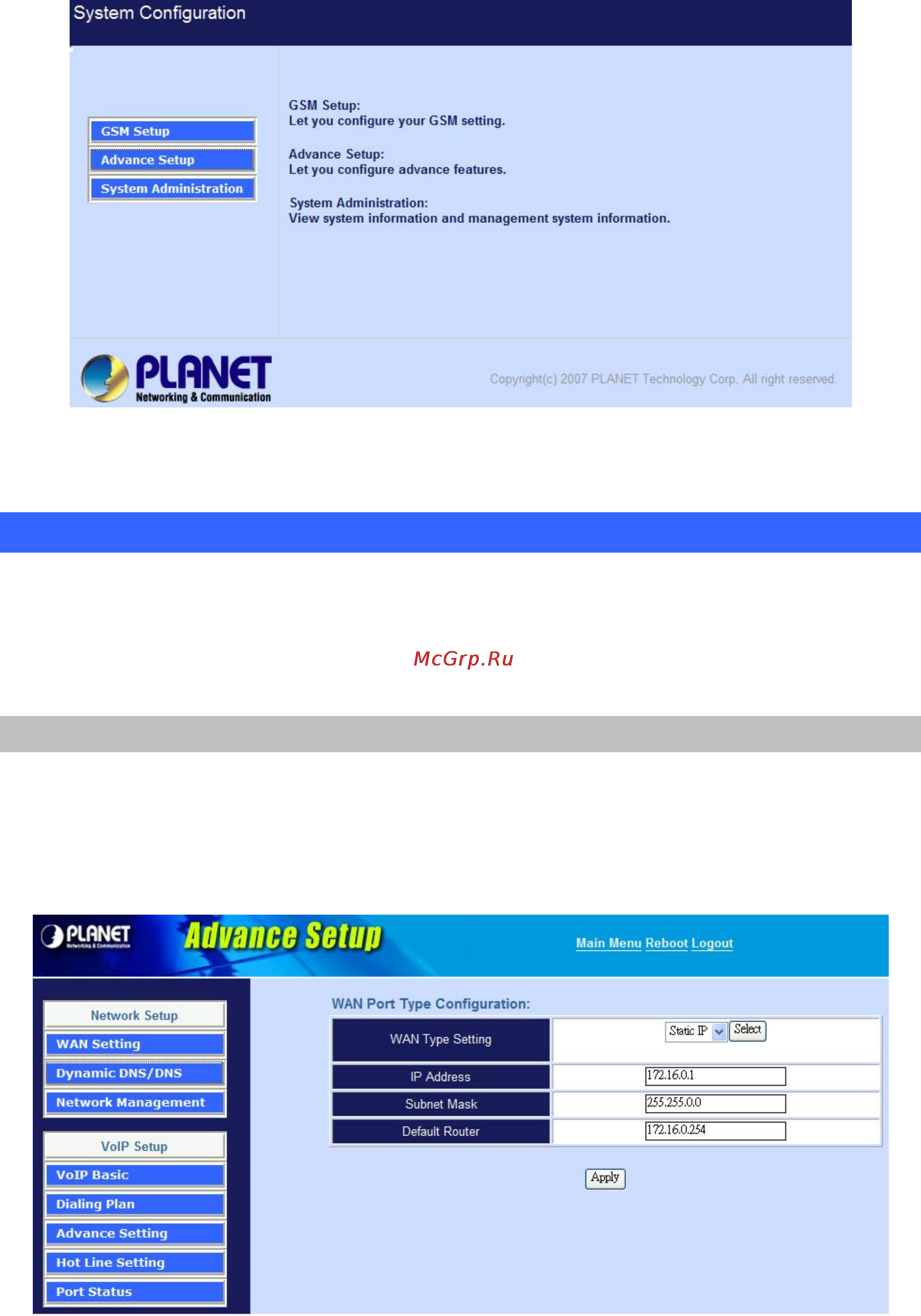 Planet VIP-281 [13/57] Vip 281gs setup for quick start